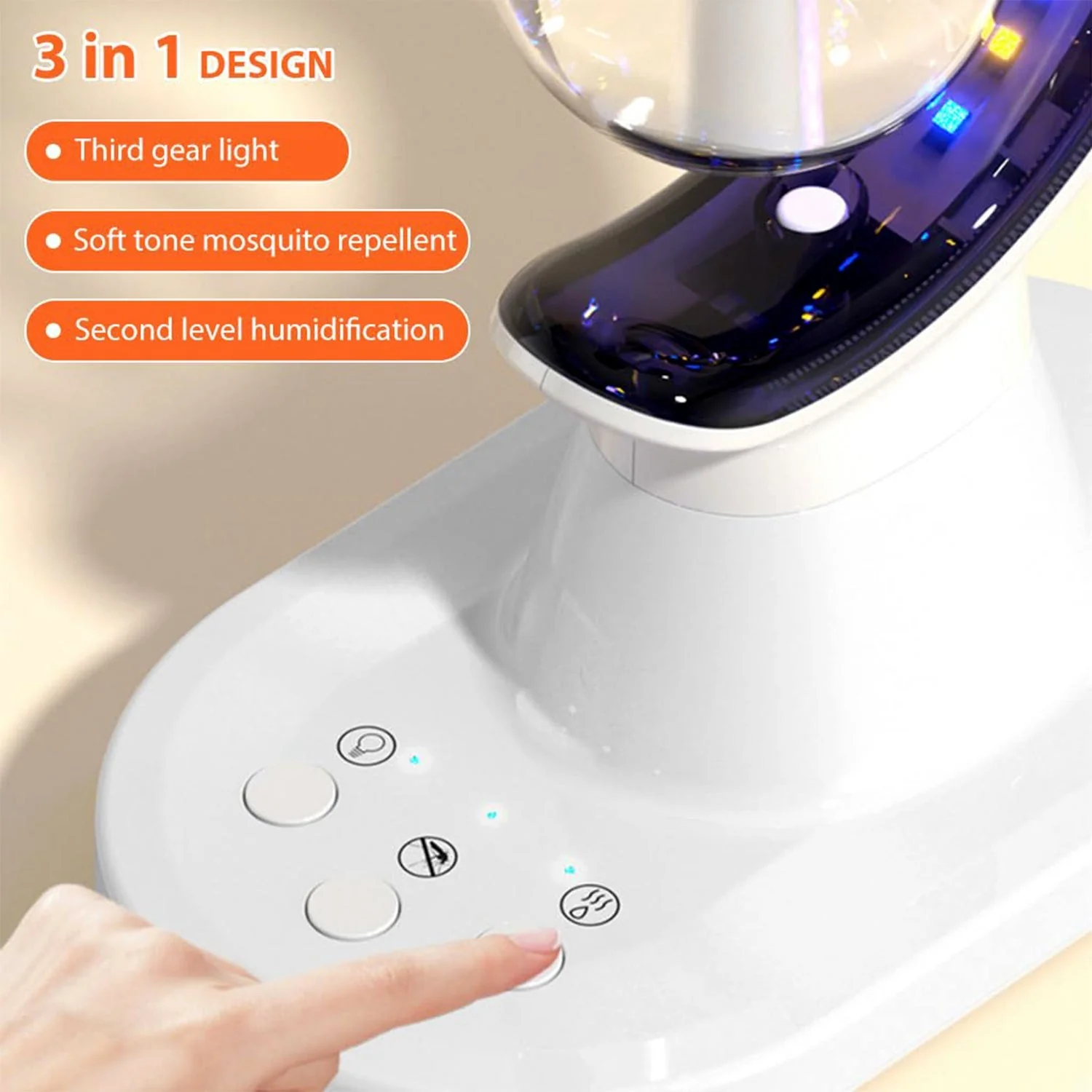 3-in-1 LED Lamp with Humidifier and Mosquito Repellent (1 Pc) - Image 7