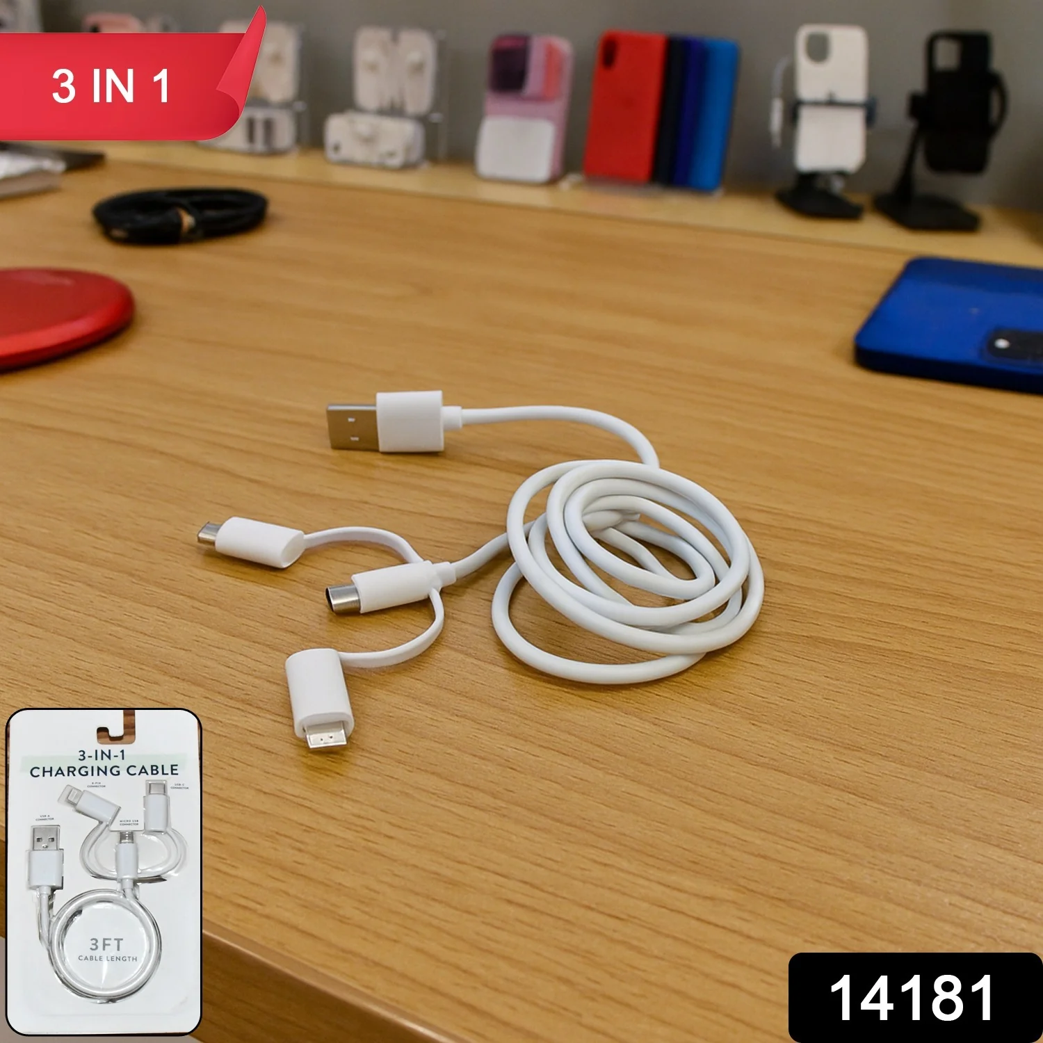 3-in-1 Multi Charging Cable - Image 2