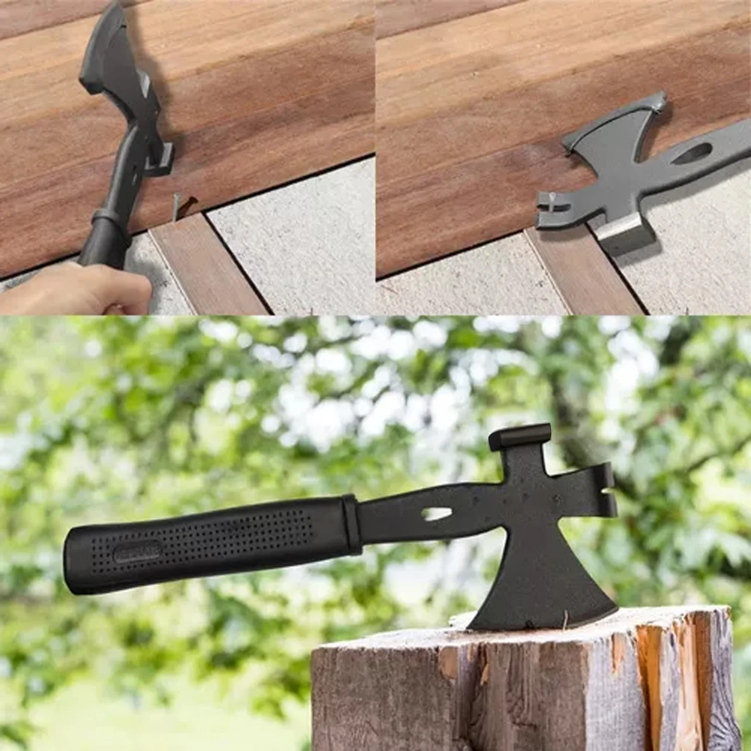 Multifunction Axe 3 in 1 Slot Pulls Nails Hammer Tool (1 Pc) - Image 4