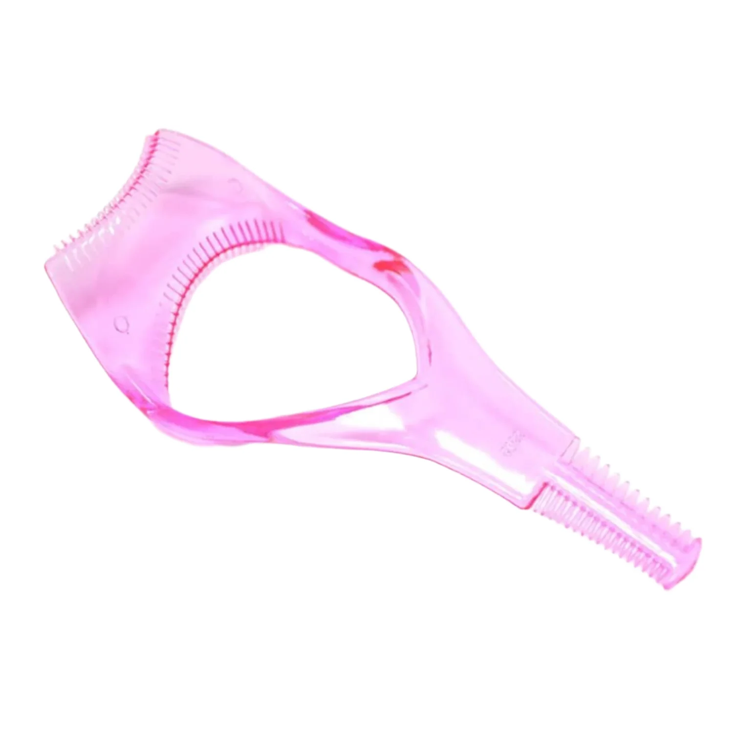 3-in-1 Plastic Eyelash Tool: Mascara Guide, Brush & Curler (1 Pc) - Image 7
