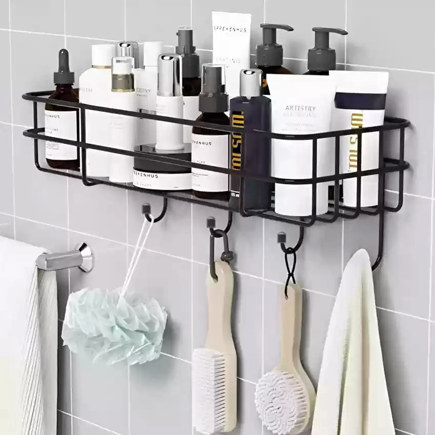 3 1 Shower Shelf Rack for storing and holding various household stuffs and items etc. - Image 3
