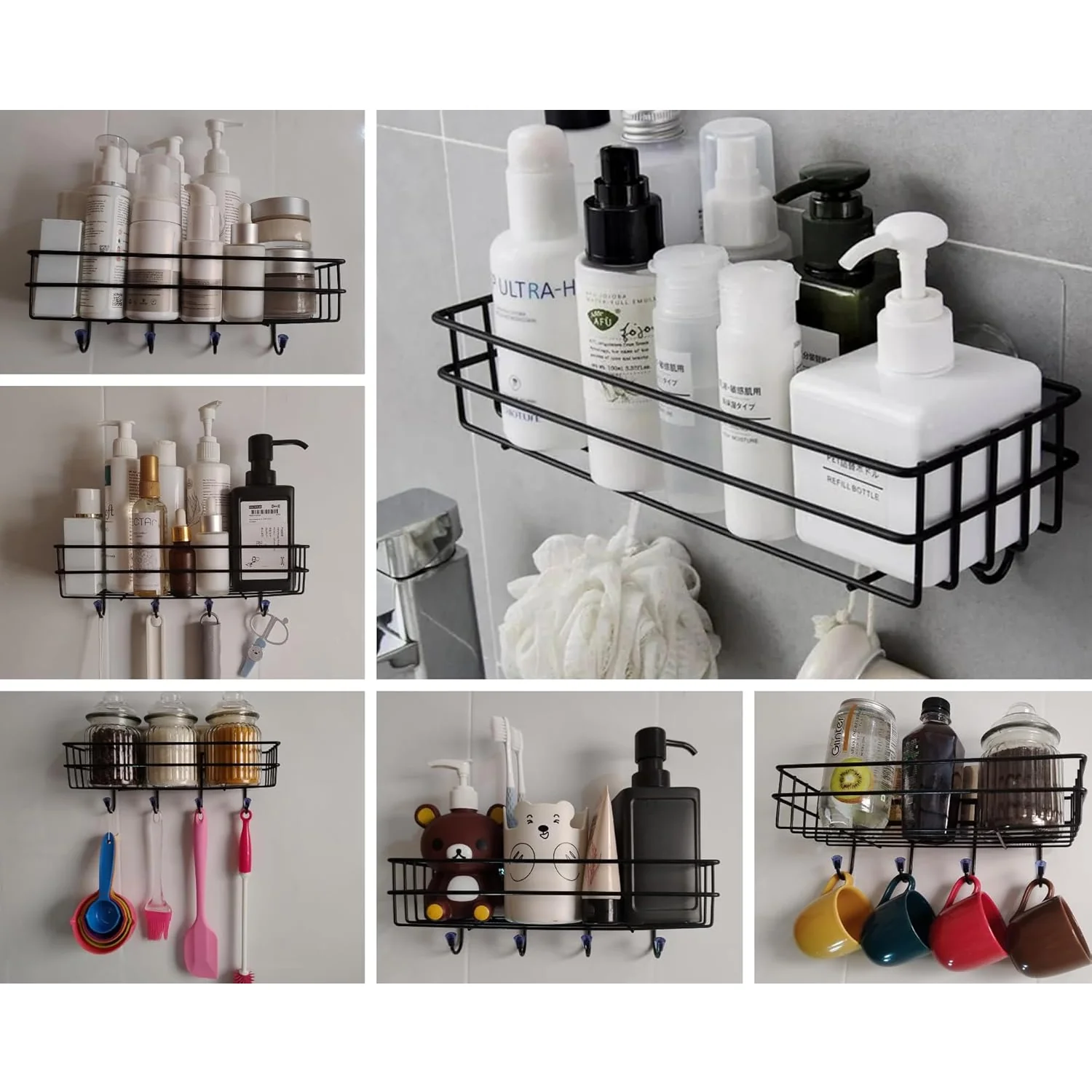 3 1 Shower Shelf Rack for storing and holding various household stuffs and items etc. - Image 4