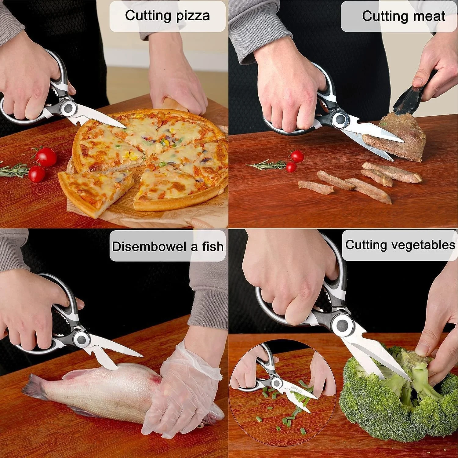 3-in-1 Multi-Function Kitchen Tool Veggies, Fruit, Cheese & Meat with Bottle Opener - Image 3