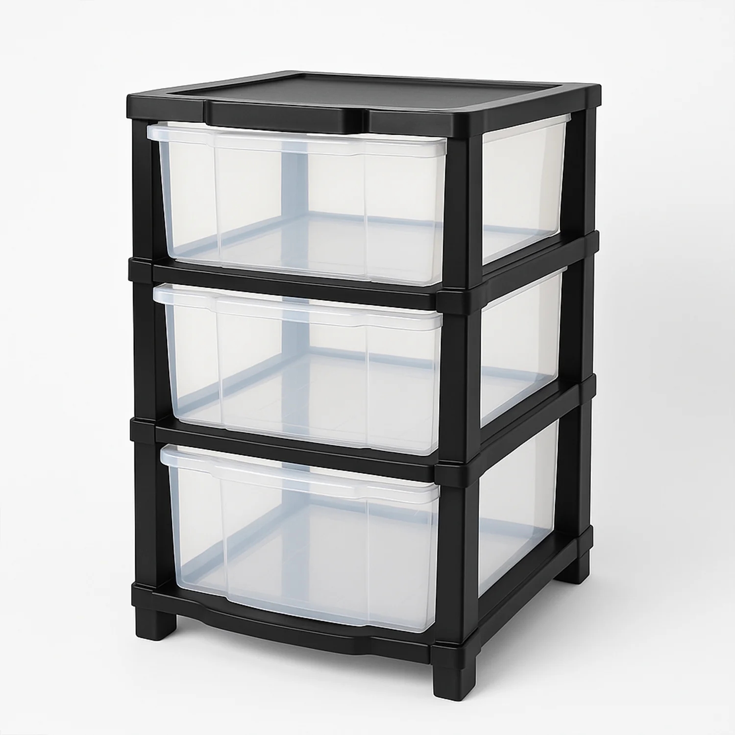 3-Layer Classic Transparent Drawer Storage Organizer - Image 5