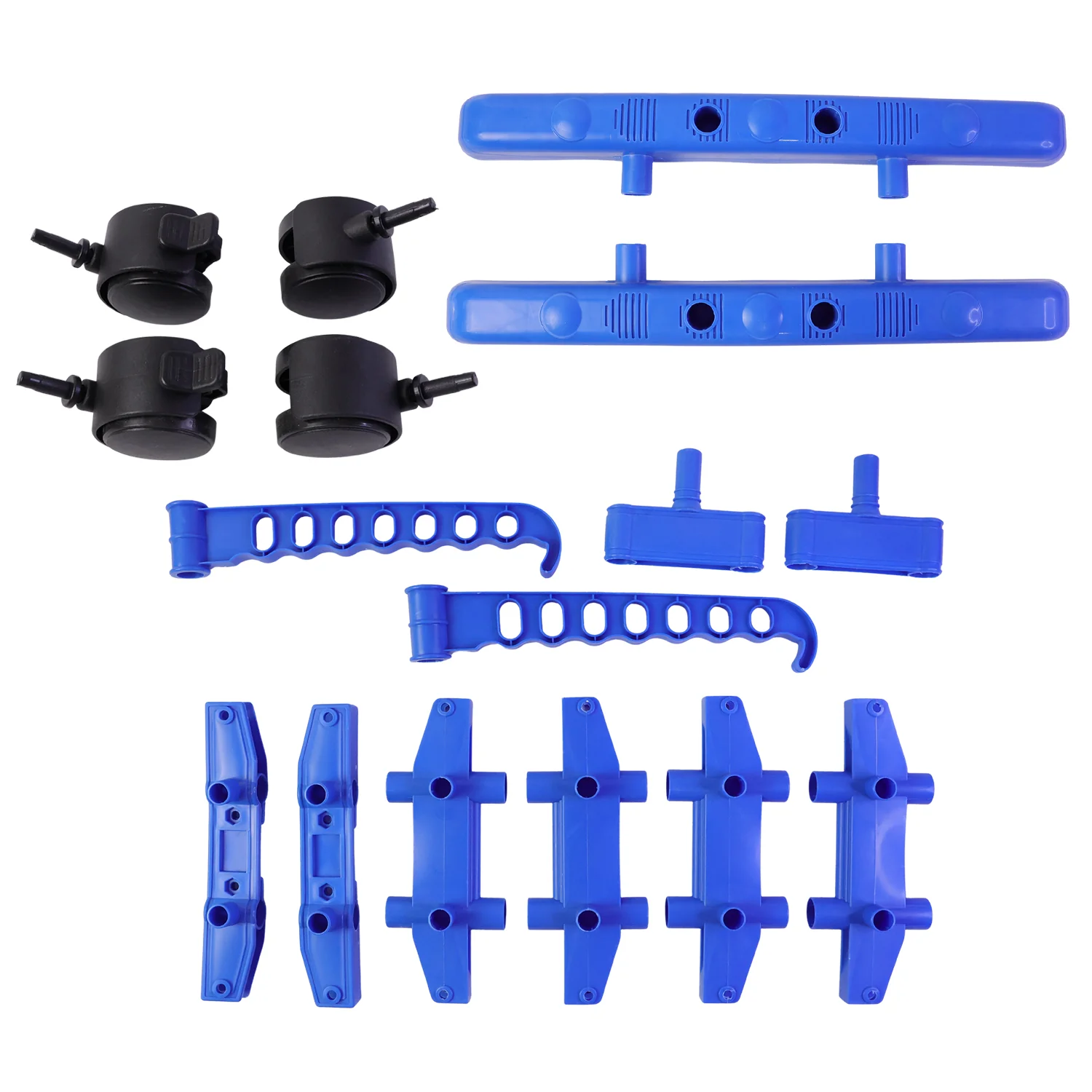 3 Layer Foldable Clothes Drying Stand Rack with Wheels (1 Pc) - Image 4