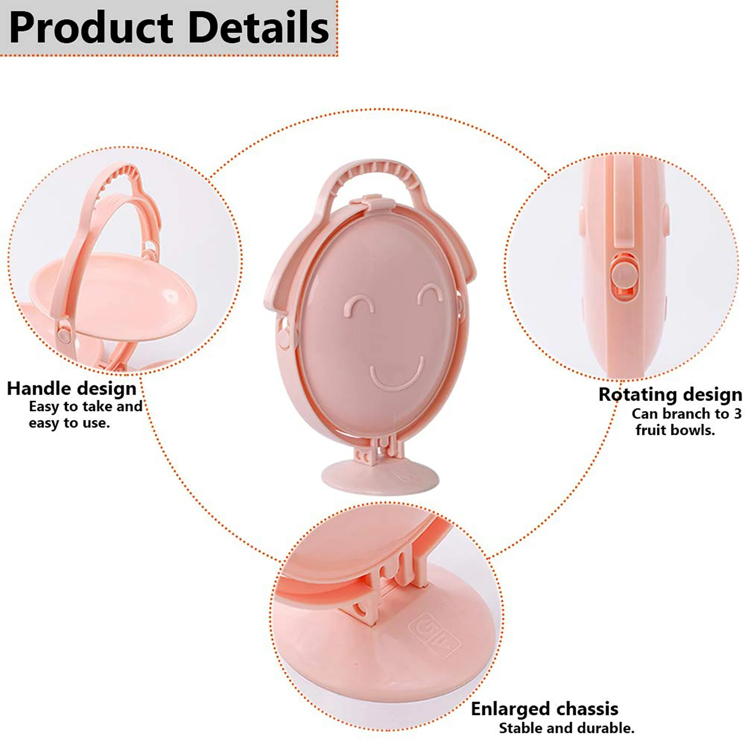 3-Layer Foldable Multi-Purpose Snack, Fruit & Dessert Serving Stand (1 Pc) - Image 6