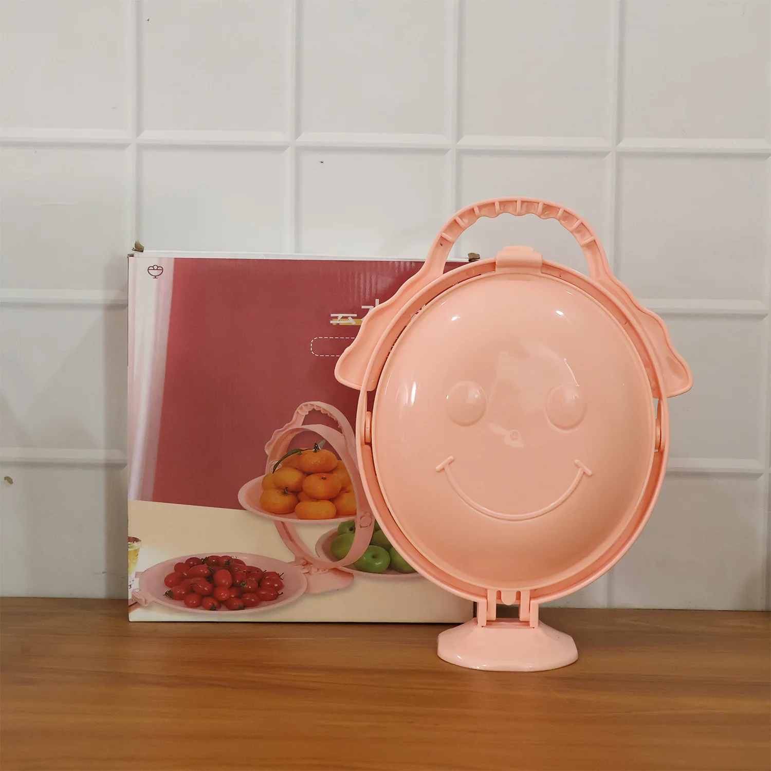 3-Layer Foldable Multi-Purpose Snack, Fruit & Dessert Serving Stand (1 Pc) - Image 9