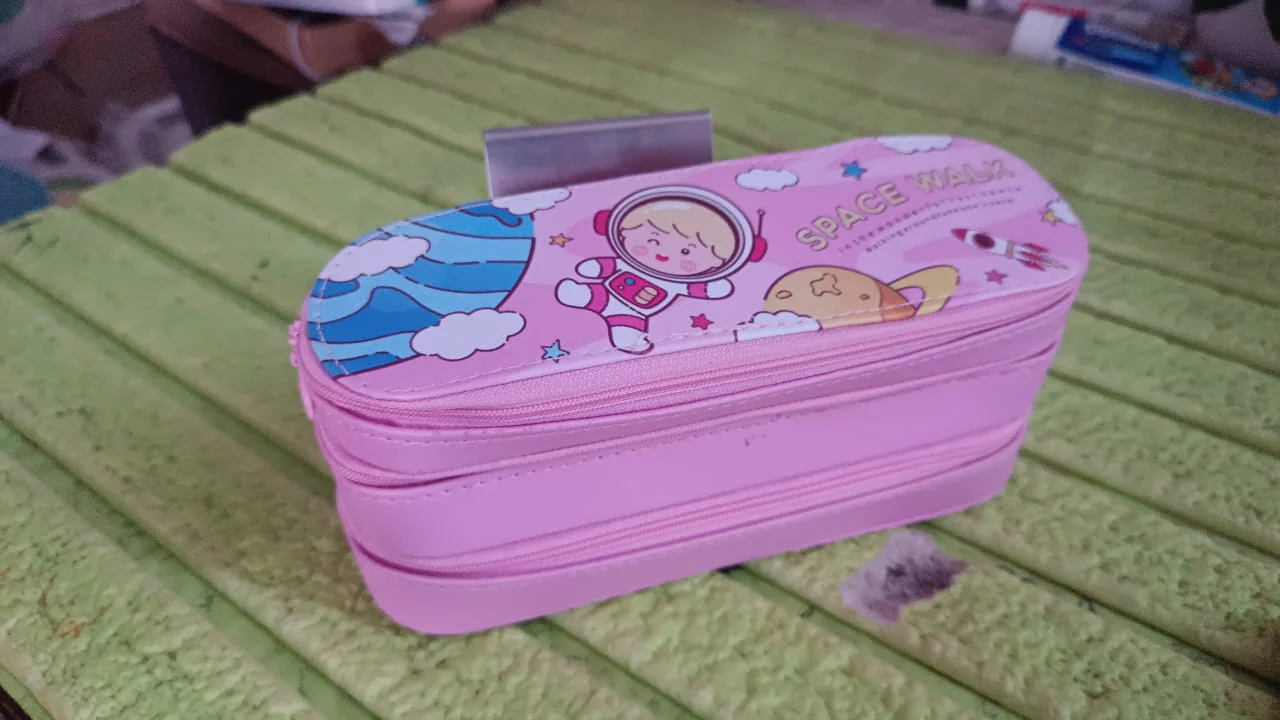 3 Layer Large Capacity With Multi-Functional Pencil Case (1 Pc) - Image 7