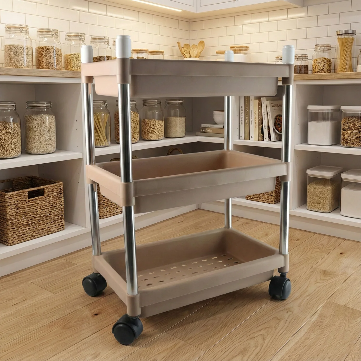 3-Layer Multipurpose Storage Trolley - Image 3