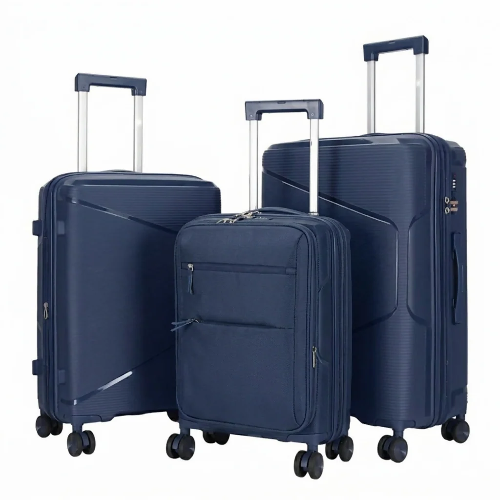 3-Piece Hardshell Luggage Set with Spinner Wheels & TSA Lock - Image 10