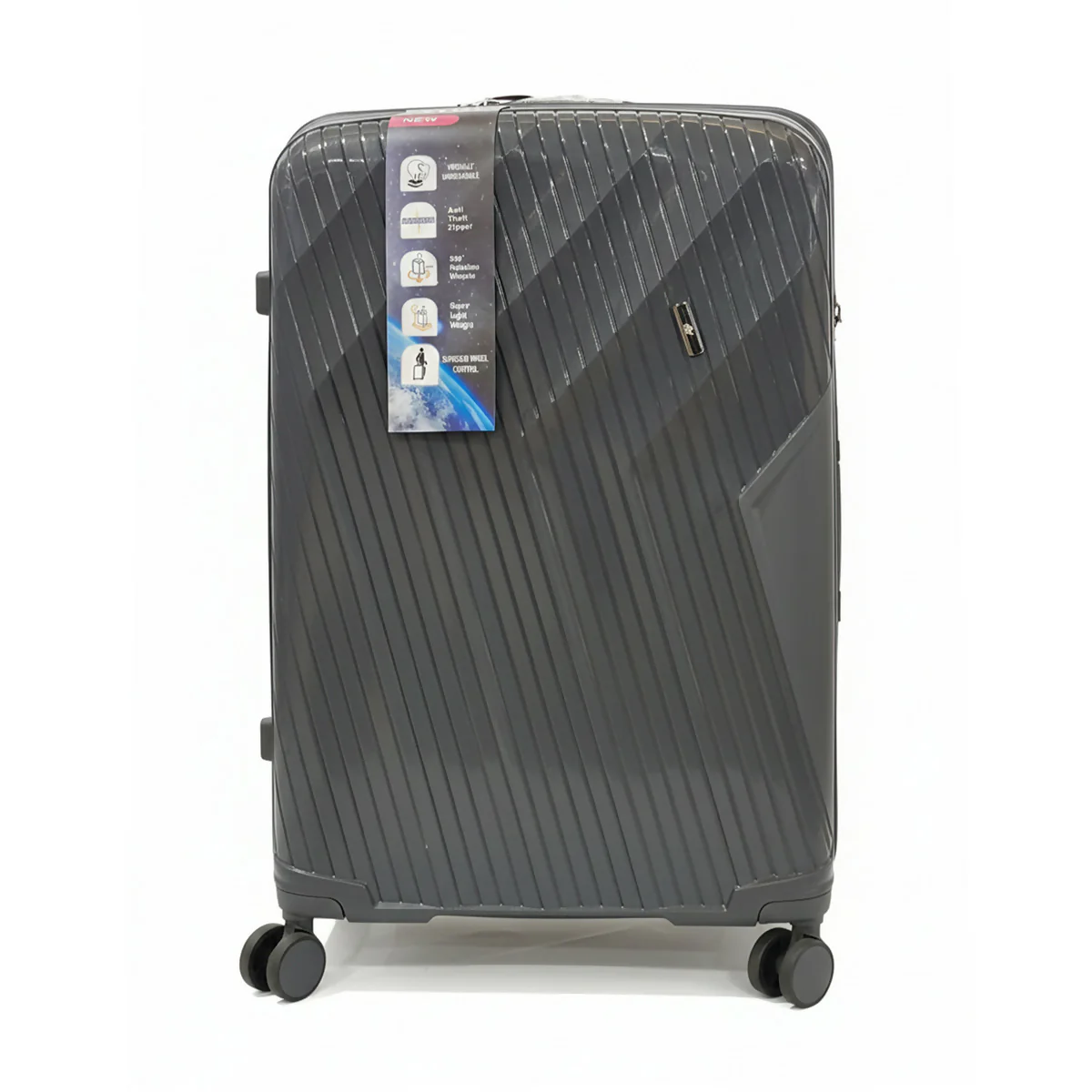 3-Piece Luggage Set with Spinner Wheels & Telescopic Handle - Image 6