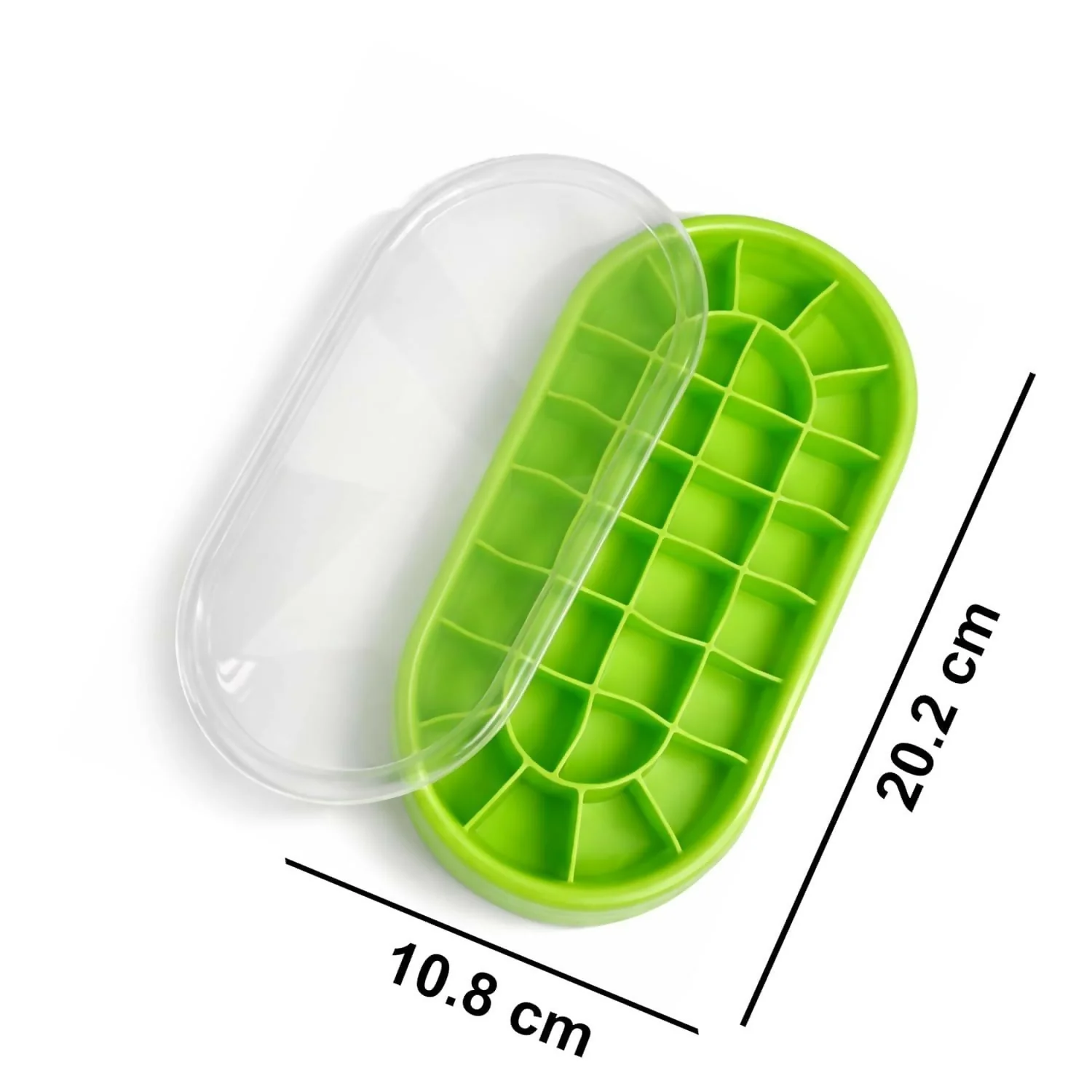30 Grid Silicone Ice Cube Tray with Lid pack of 2 - Image 3