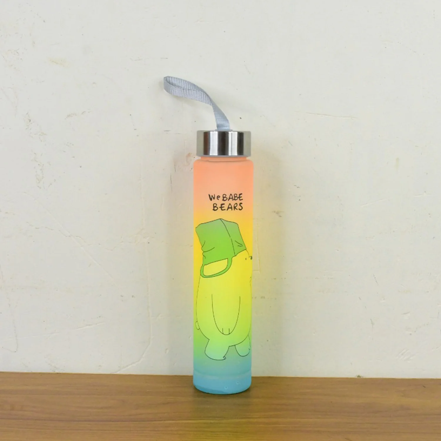 300 ML Cute Cartoon Printed Plastic Water Bottle - Image 7