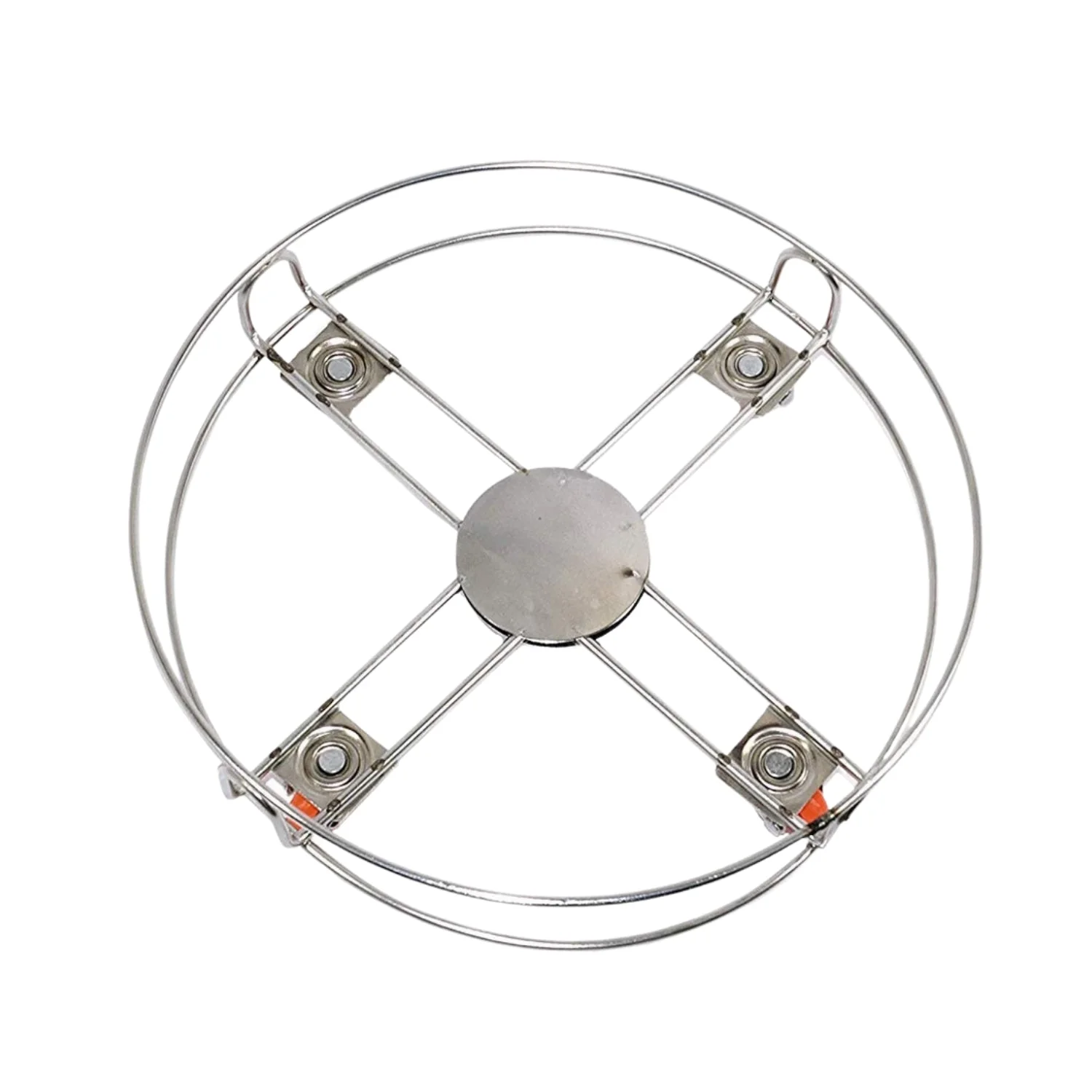 Stainless Steel Gas Cylinder Trolley Wheels LPG Cylinder Roller Stand Movable Trolley - Image 4