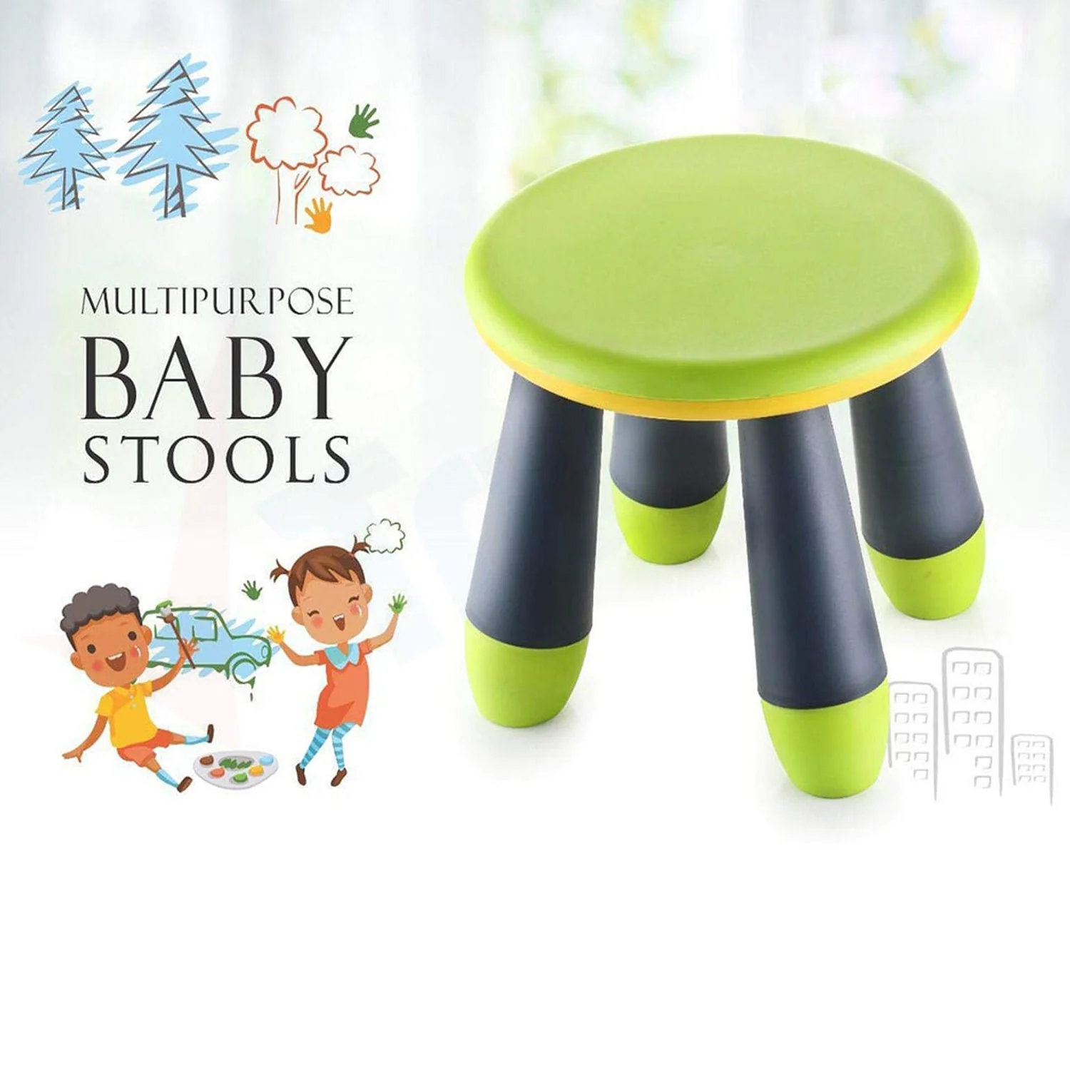 Foldable Baby Stool used in all kinds of places, specially made for kids - Image 5