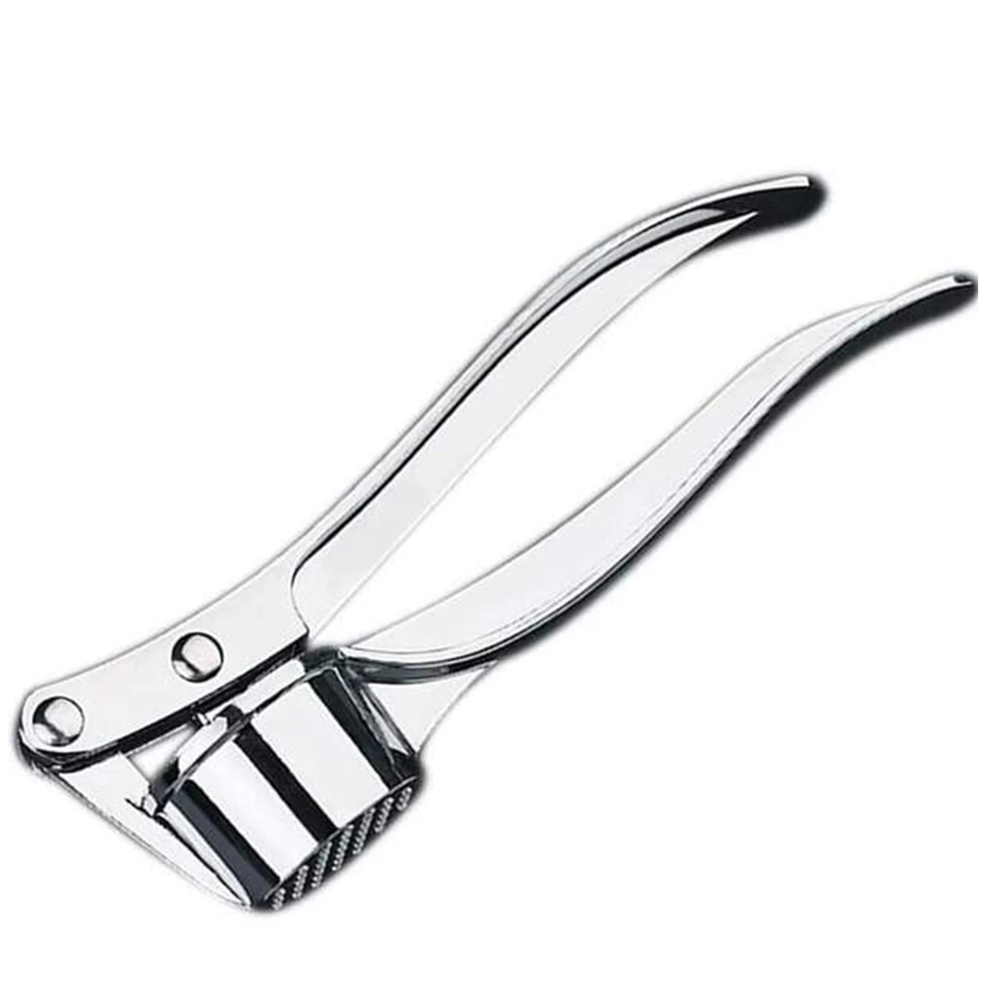 Stainless Steel Garlic Press Crusher ,Crusher ,Squeezer ,Masher ,and Lemon Juicer - Image 5