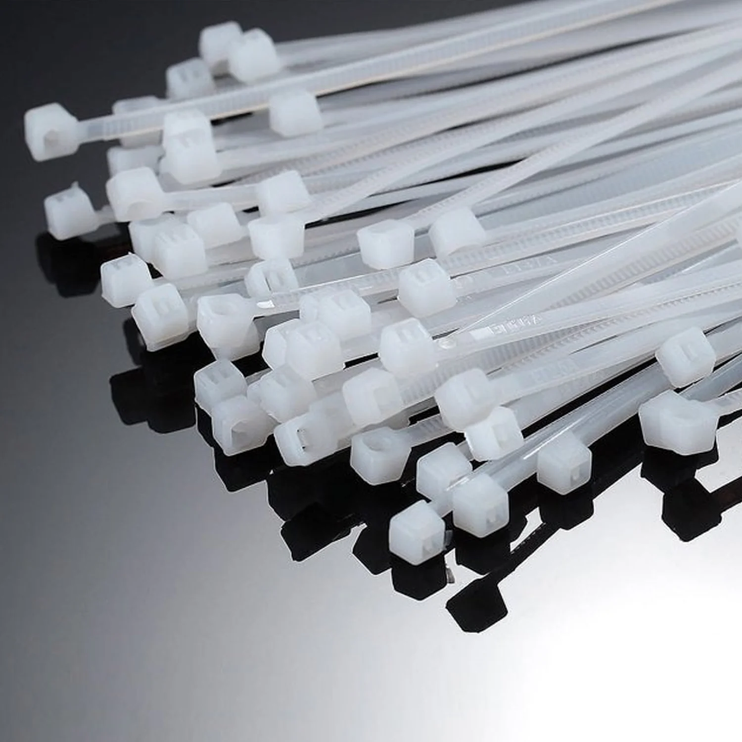 6Inch Nylon Self Locking Cable Ties, Heavy Duty Strong Zip Wire Tie. Pack of 100 - Image 3