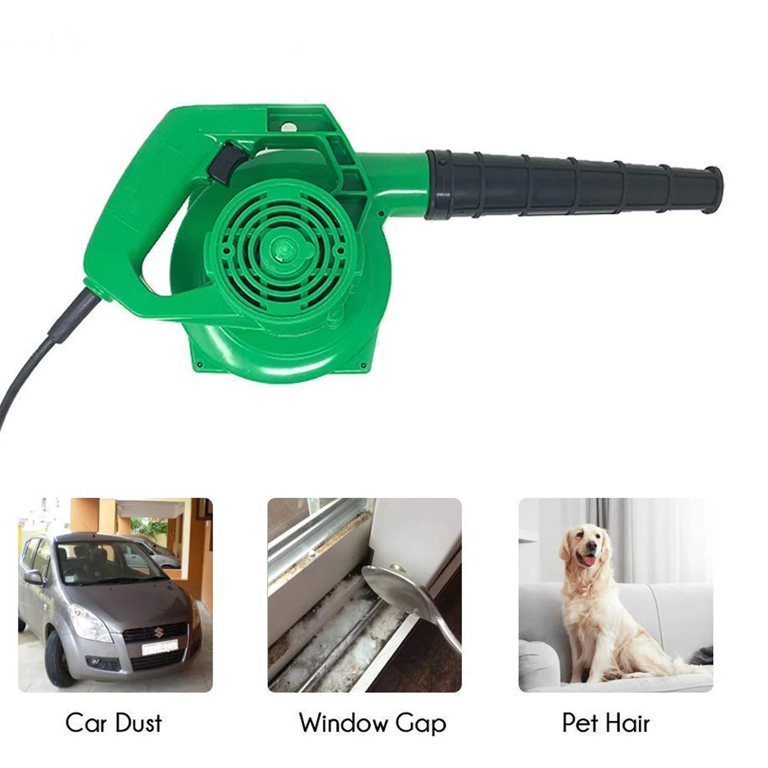 650V Blower Rifel Range Portable Air Blower – 350W, 2.3m³/min, 13000 RPM, Green - Image 4