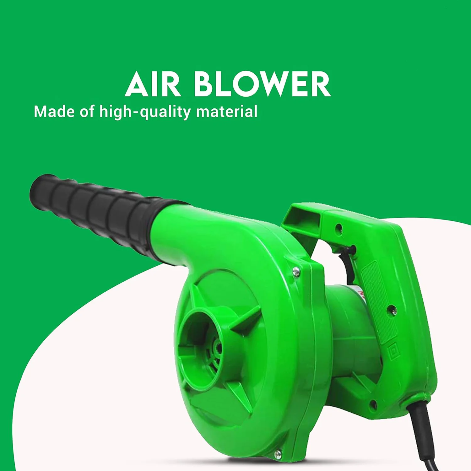 650V Blower Rifel Range Portable Air Blower – 350W, 2.3m³/min, 13000 RPM, Green - Image 6