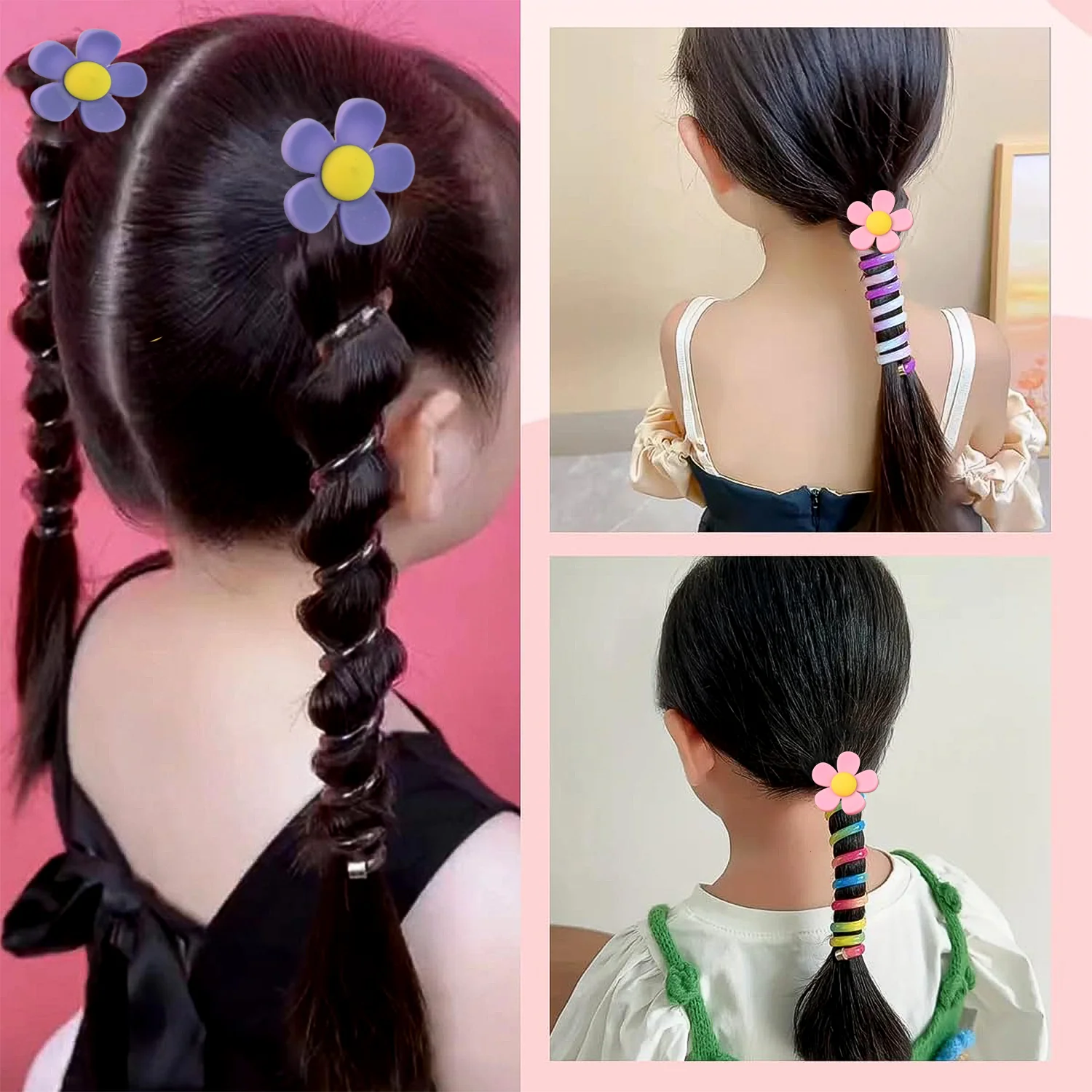 Colourful Telephone Wire Hairbands (1 pc / Mix Design), Hair accessories - Image 8