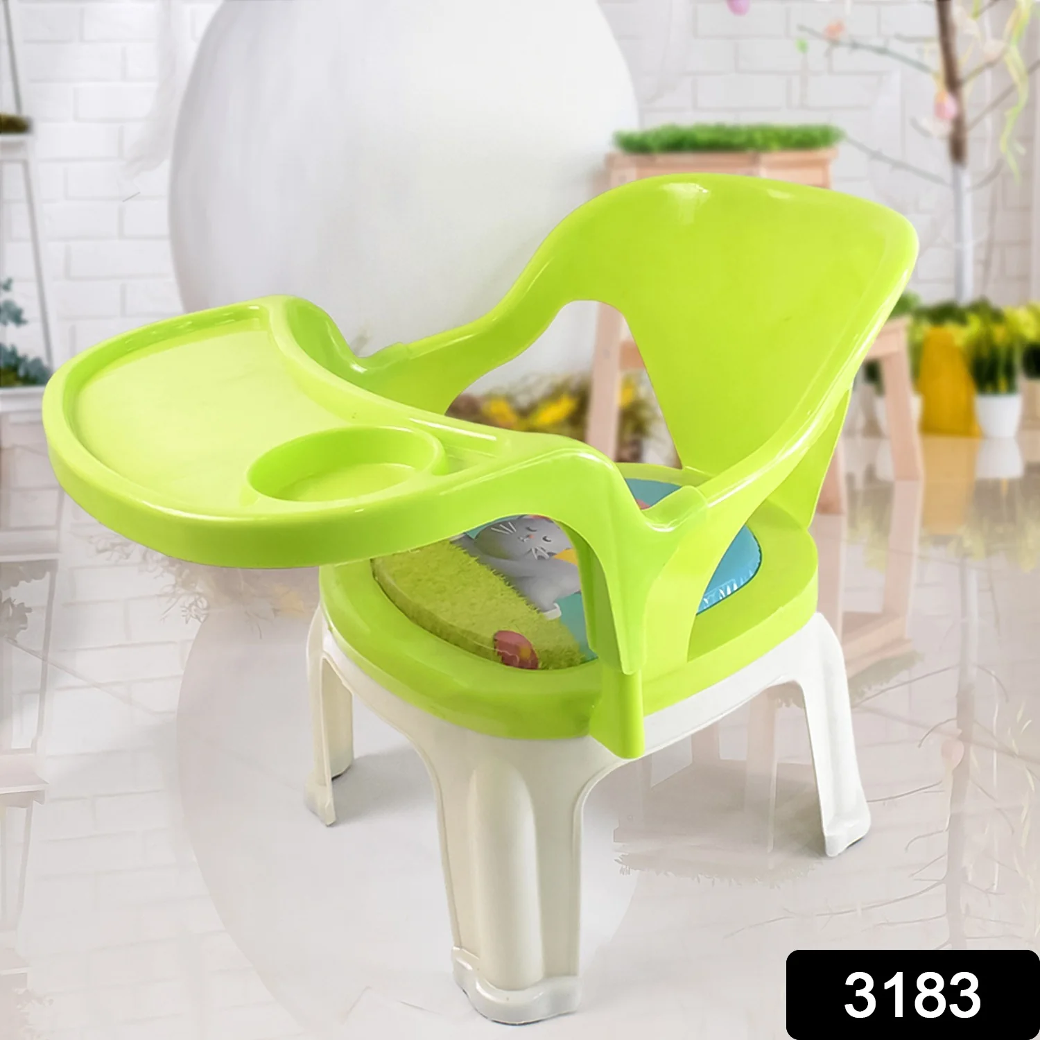 Baby Chair, with Tray Strong and Durable Plastic Chair for Kids - Image 2