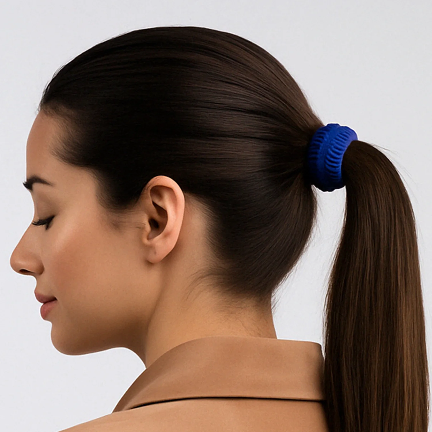 Tyre Shape Hair Rubber Bands Pack of 3 (Multicolour), Hair accessories - Image 3
