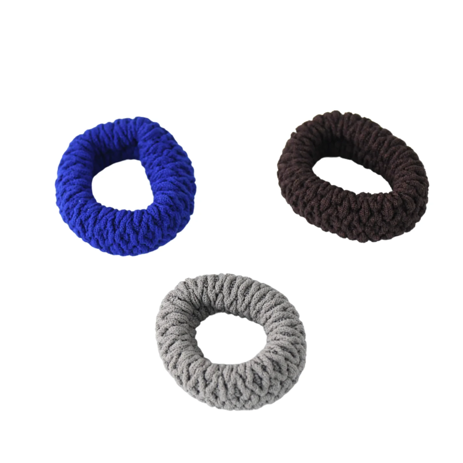 Tyre Shape Hair Rubber Bands Pack of 3 (Multicolour), Hair accessories - Image 4