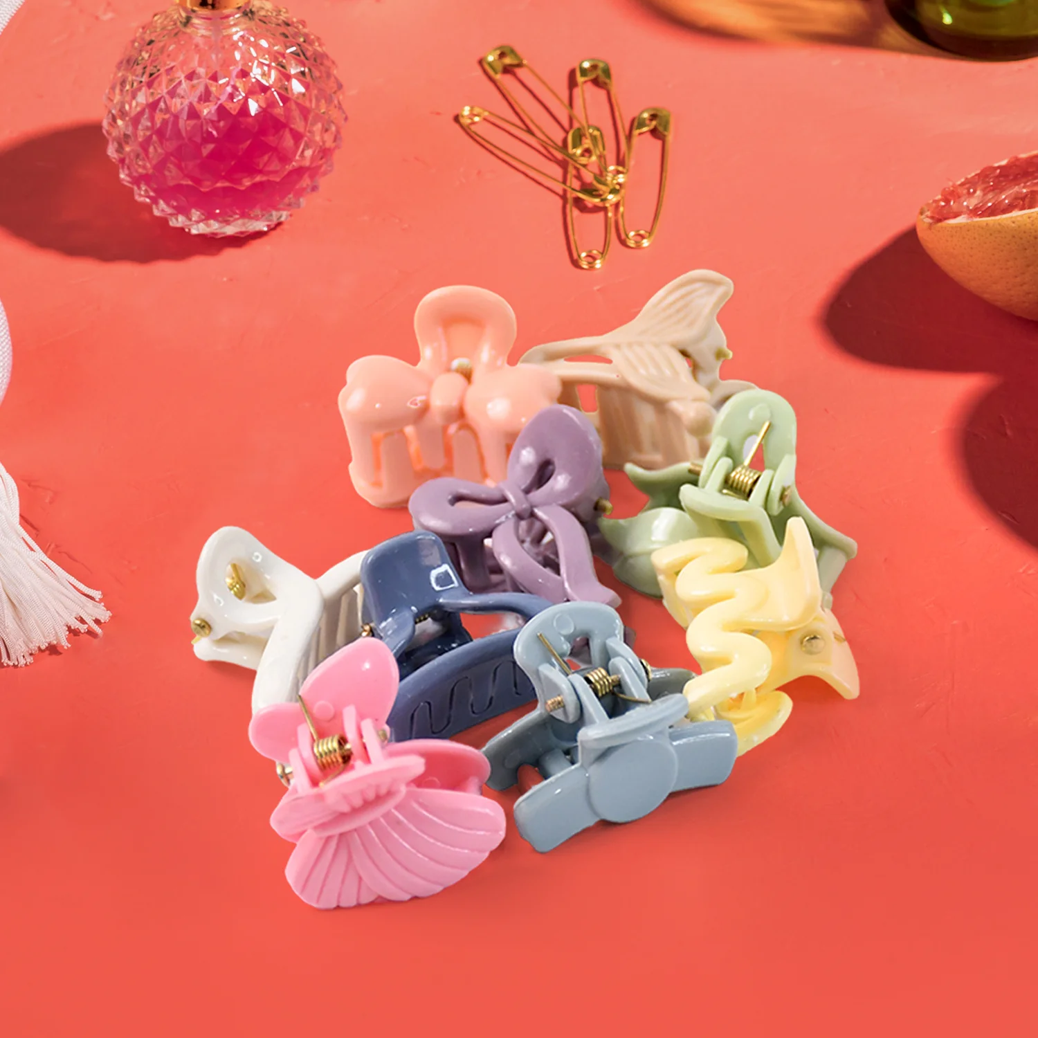 Hair Clips for Girls Kids Hair Accessories (6 Pcs Set), Hair accessories (Mix Design) - Image 4