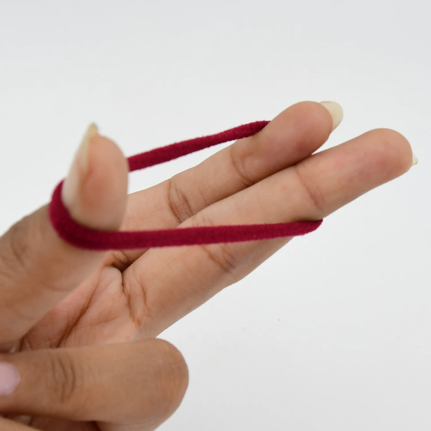 Small Ponytail Rubber Bands for Hair (Pack of 50 / Multicolour) - Image 6