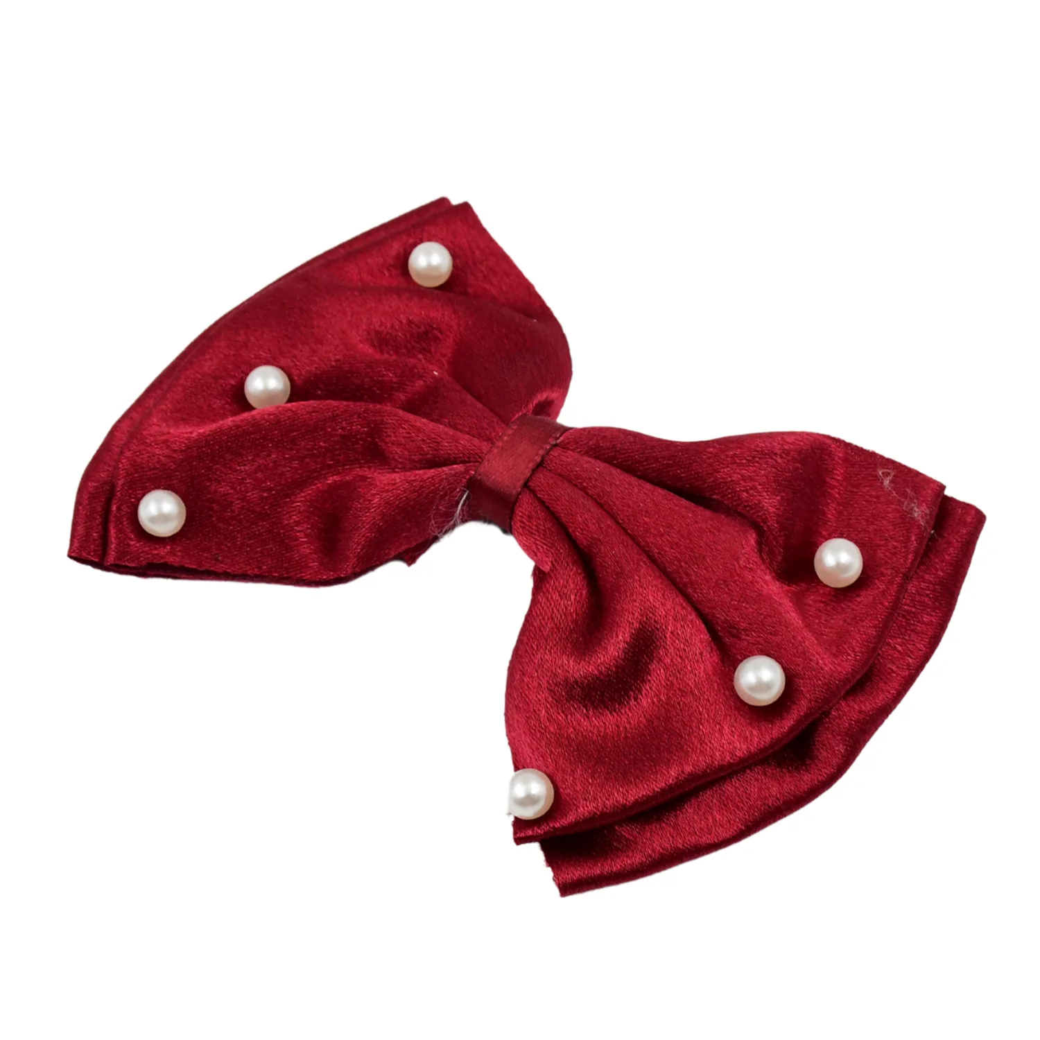 Hair Bow Knot Clip Suitable For Girls (1 Pc / Multicolour), Hair accessories - Image 5