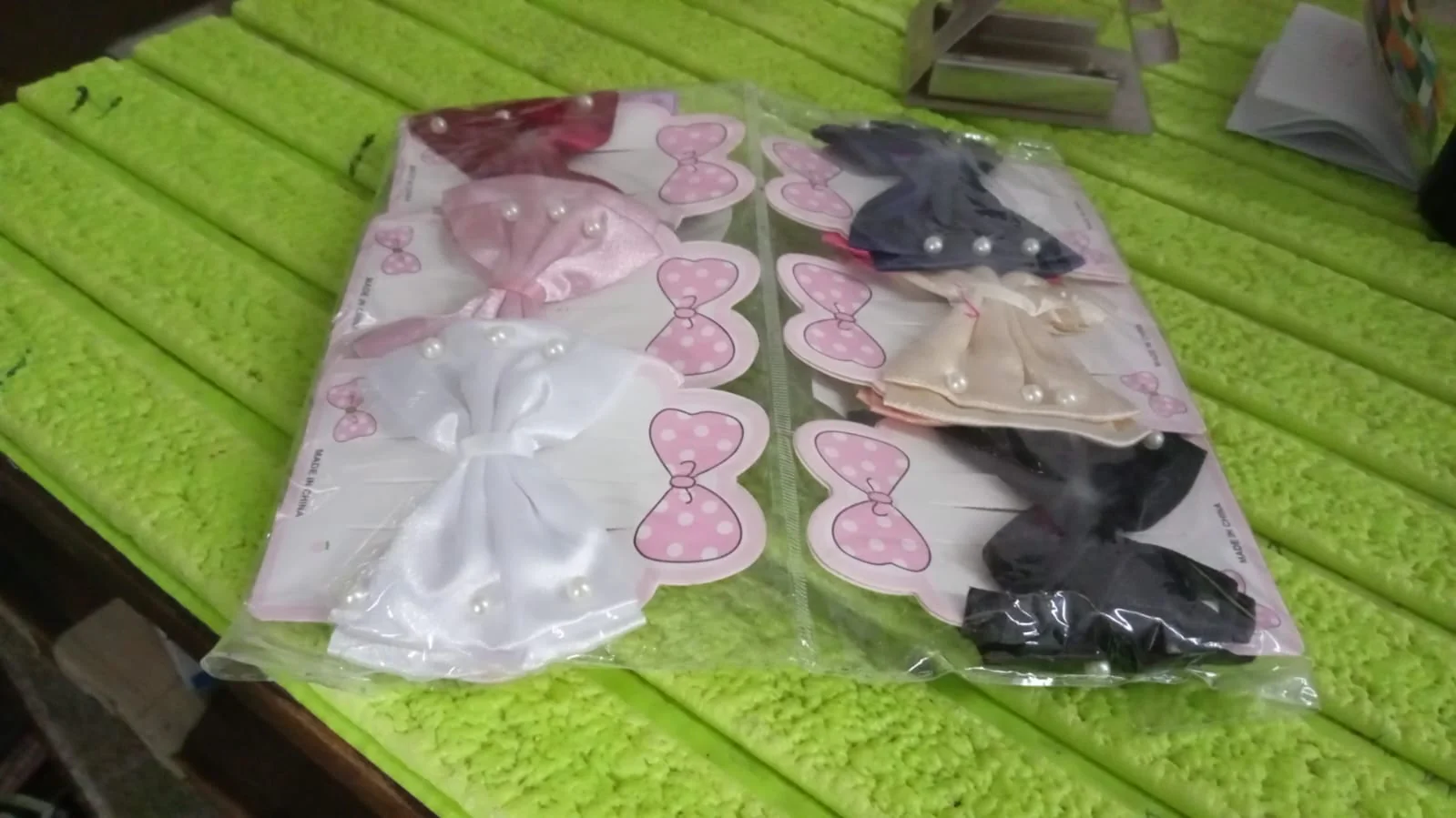 Hair Bow Knot Clip Suitable For Girls (1 Pc / Multicolour), Hair accessories - Image 7