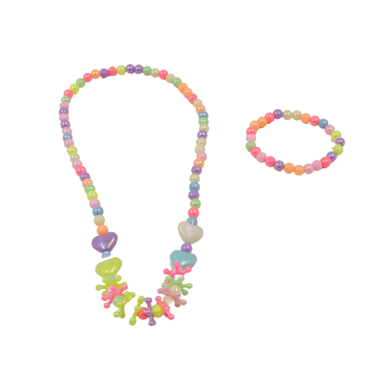 Pearl Pendant Necklace Bracelet Ring (2 Pc Set) - Image 5