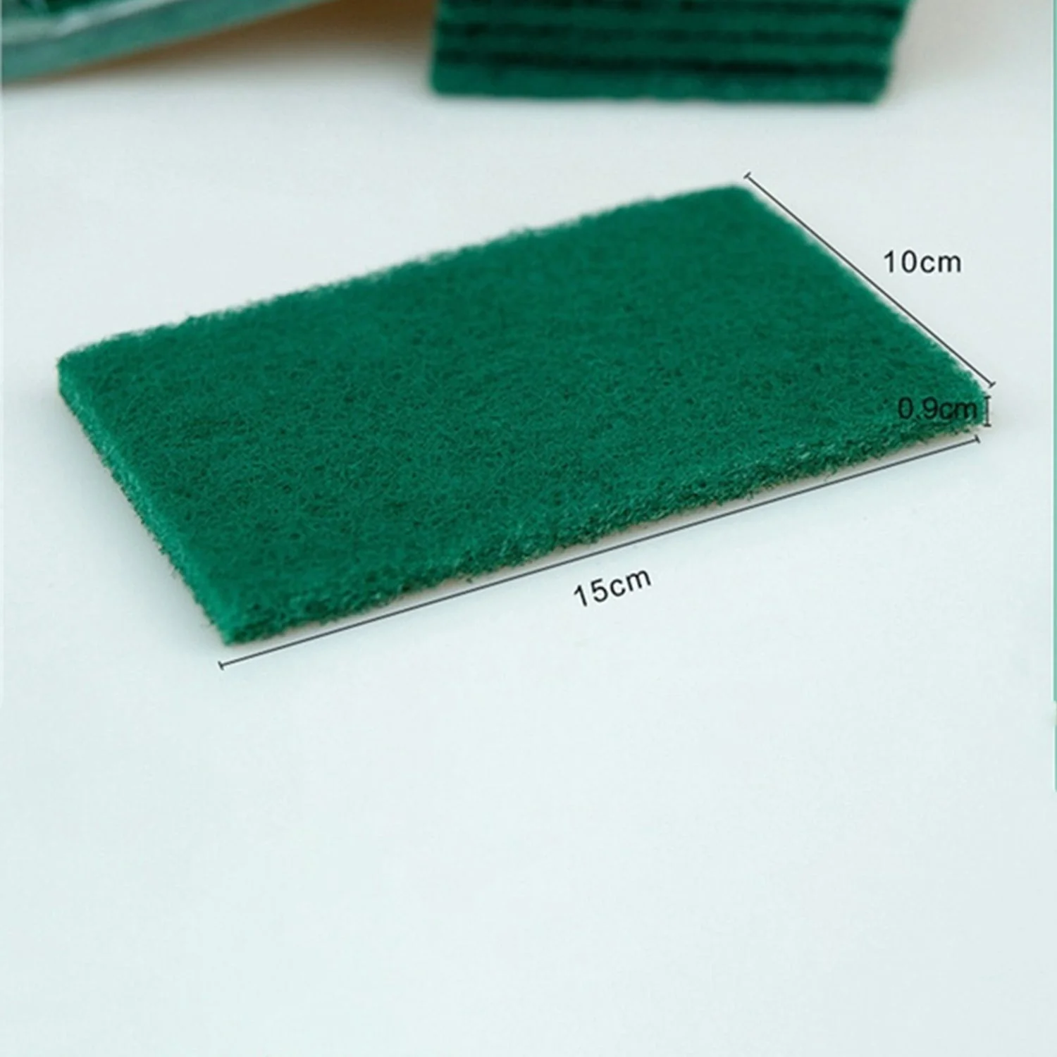 Scrub Sponge Cleaning Pads Aqua Green  10PCS - Image 7