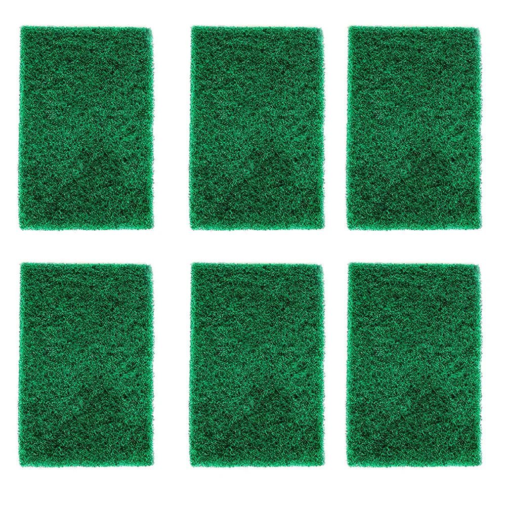 Scrub Sponge Cleaning Pads Aqua Green (Pack Of 6) - Image 3