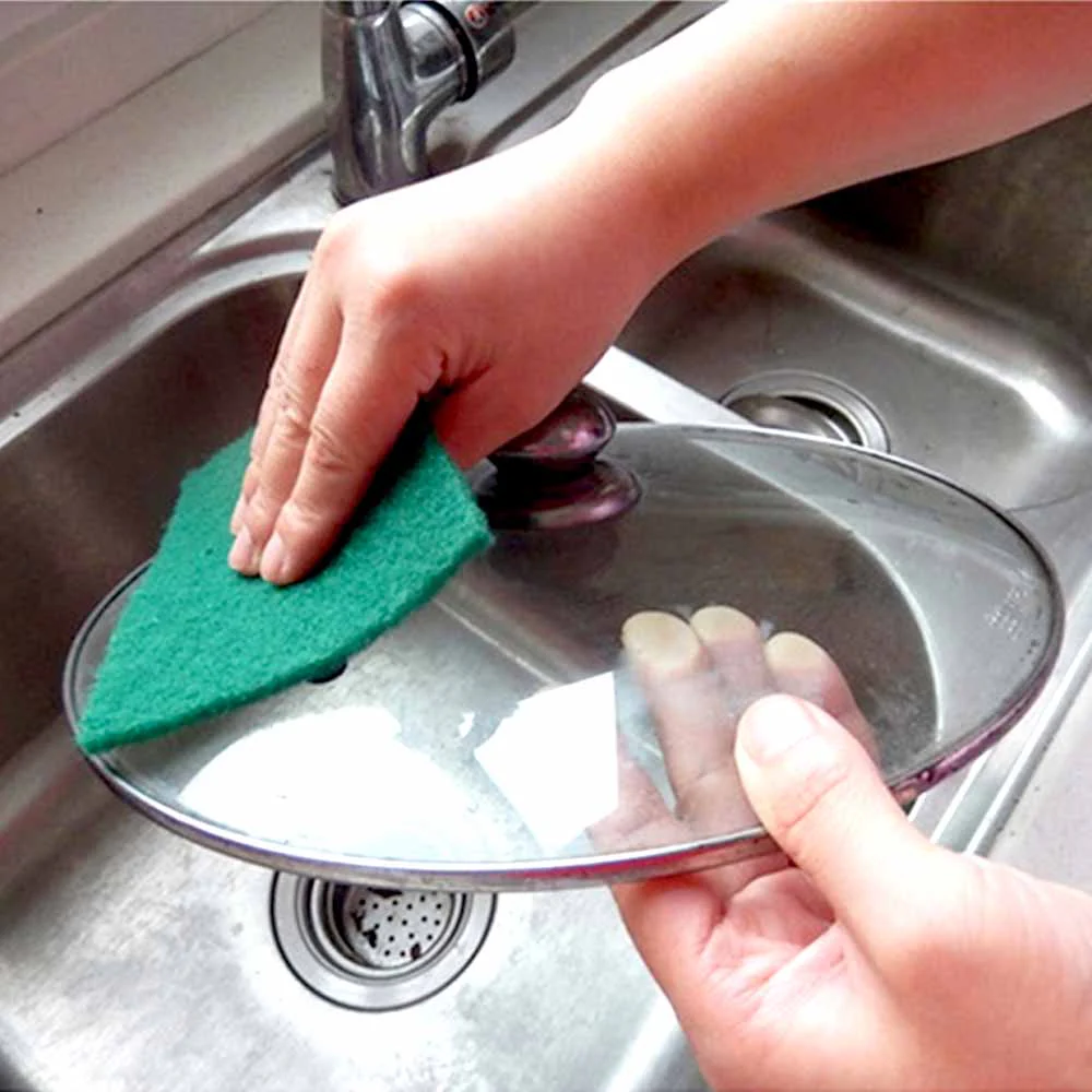 Scrub Sponge Cleaning Pads Aqua Green (Pack Of 6) - Image 6