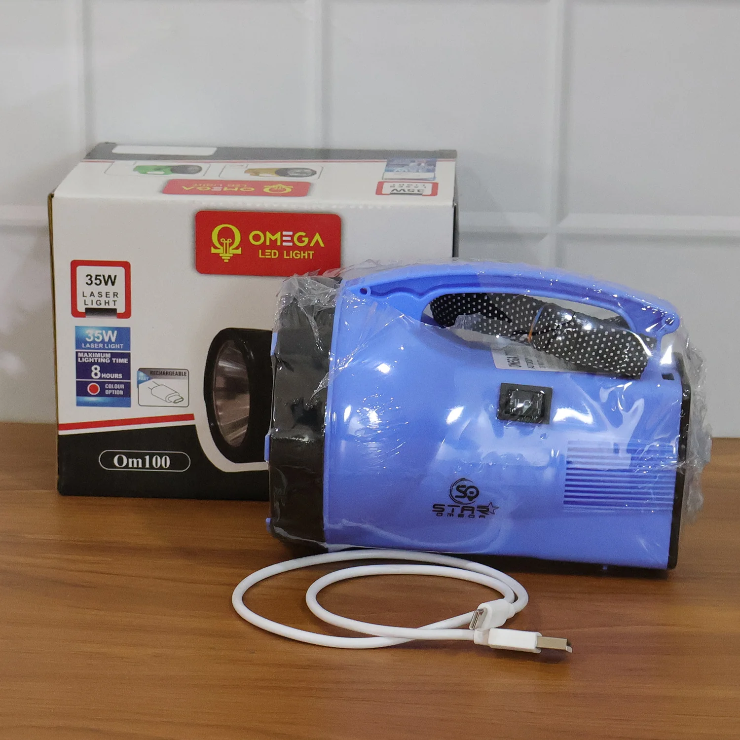OMEGA 35W Rechargeable LED Laser Light with High Power Beam (1 Pc, 35W) - Image 8