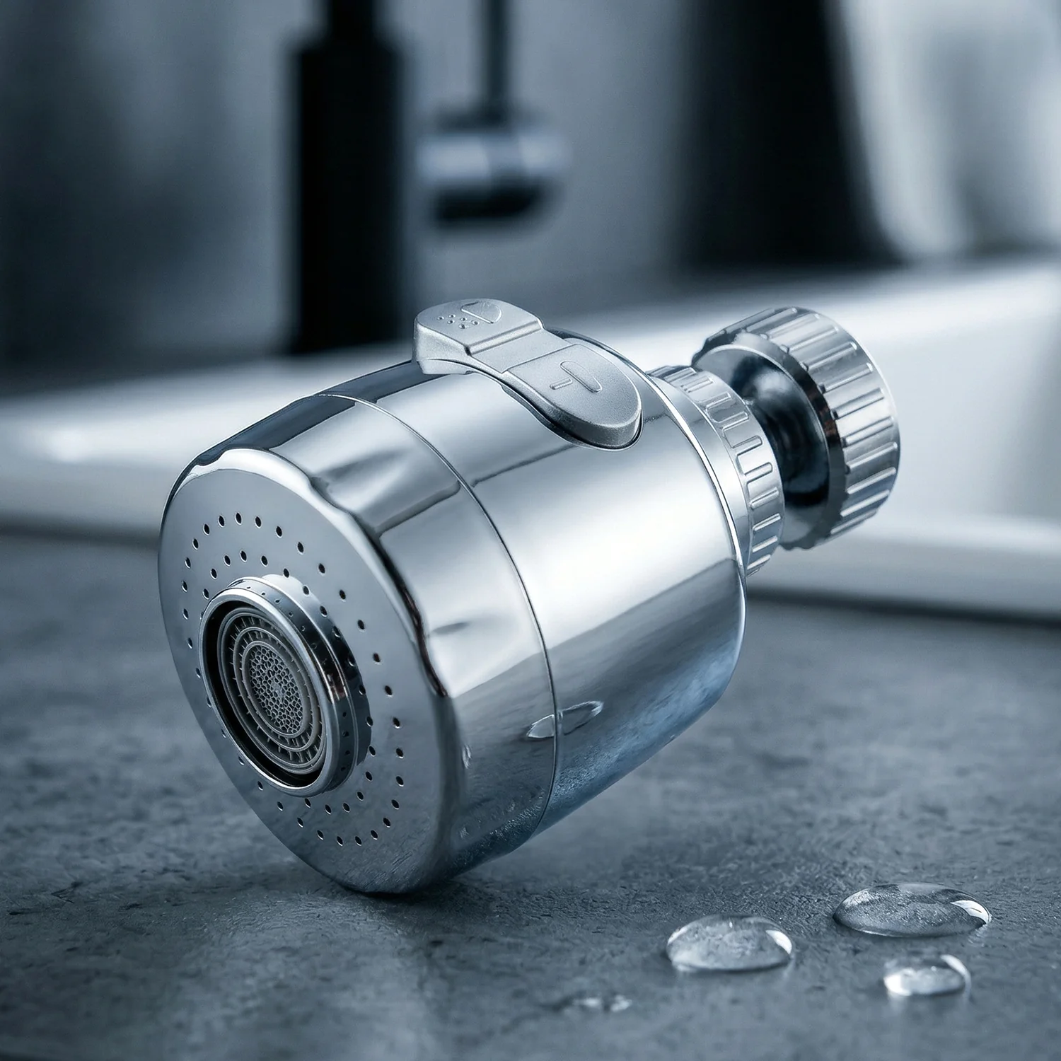 360 Degree Rotating Faucet Water Saving Tap Aerator (1 Set) - Image 7