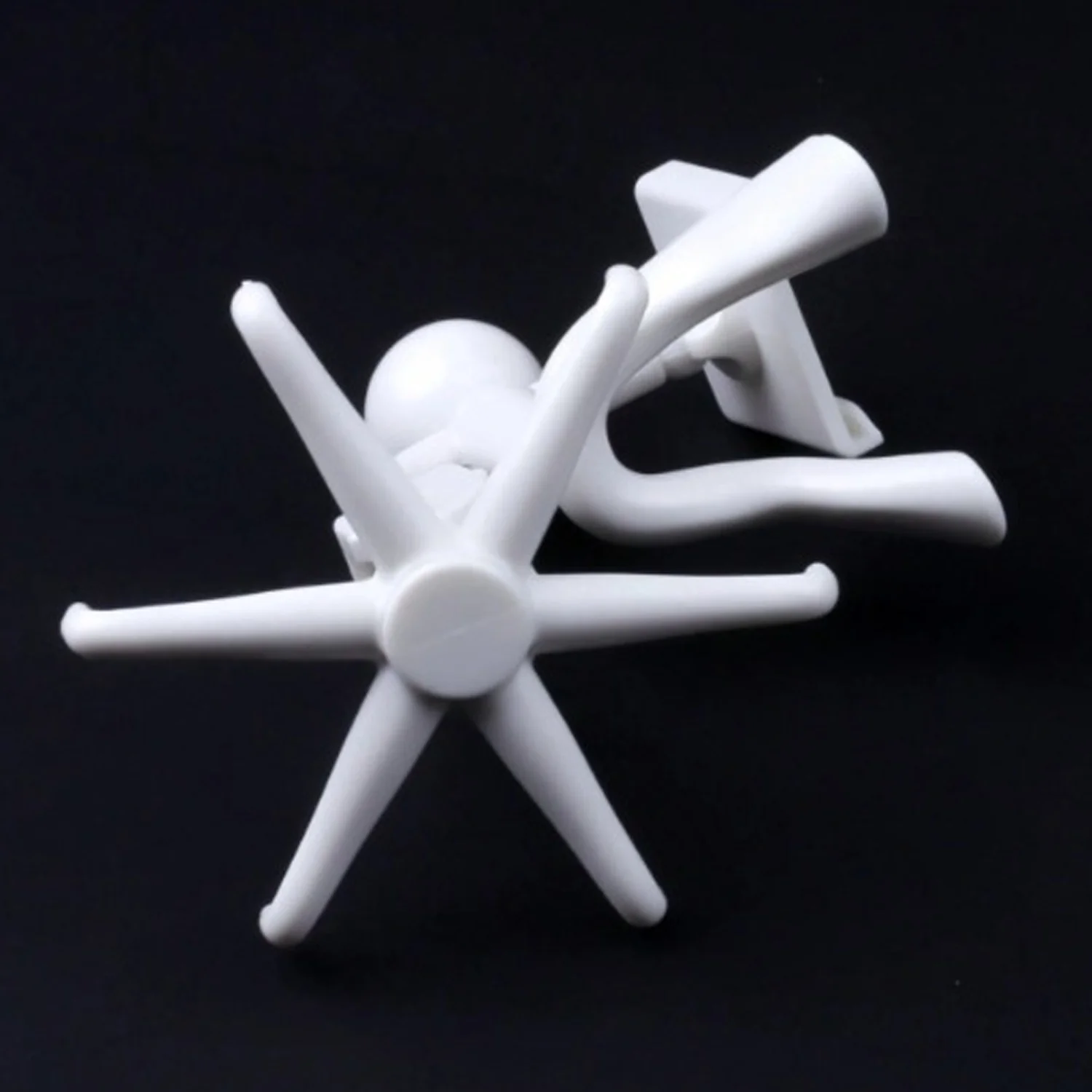 360° Rotating 6-Claw Hook – Kitchen & Bathroom Organizer (1 Pc | White) - Image 4