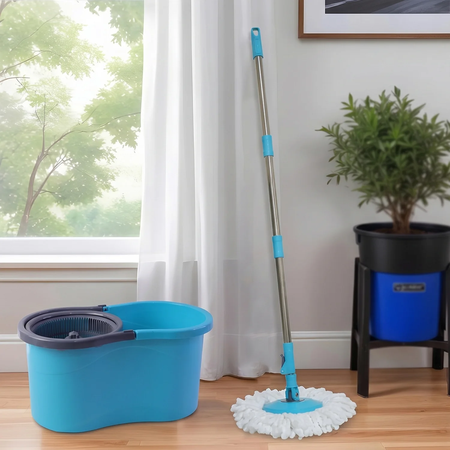 Top House 360 Cleaning Spin Mop Bucker Set at Just Rs.470 - Image 4