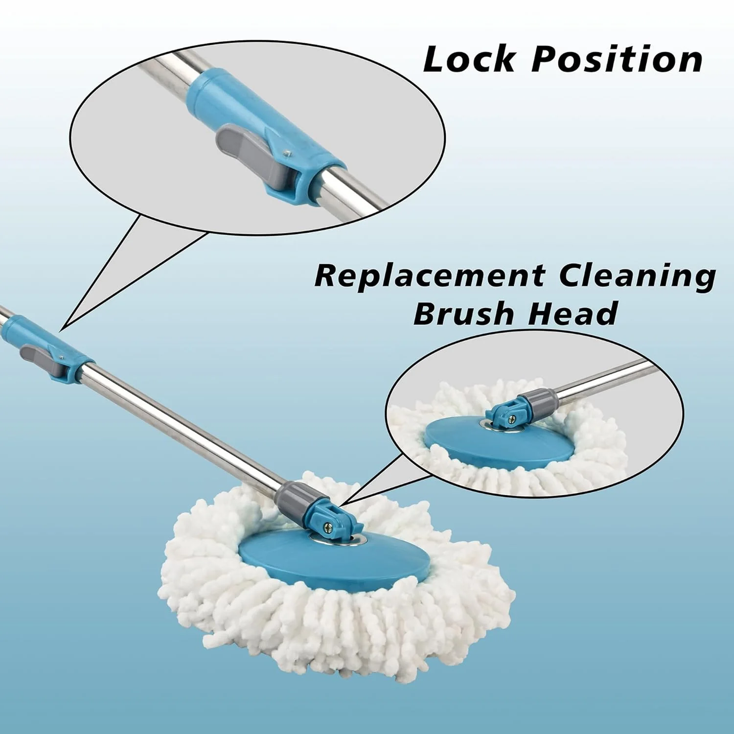 Top House 360 Cleaning Spin Mop Bucker Set at Just Rs.470 - Image 8