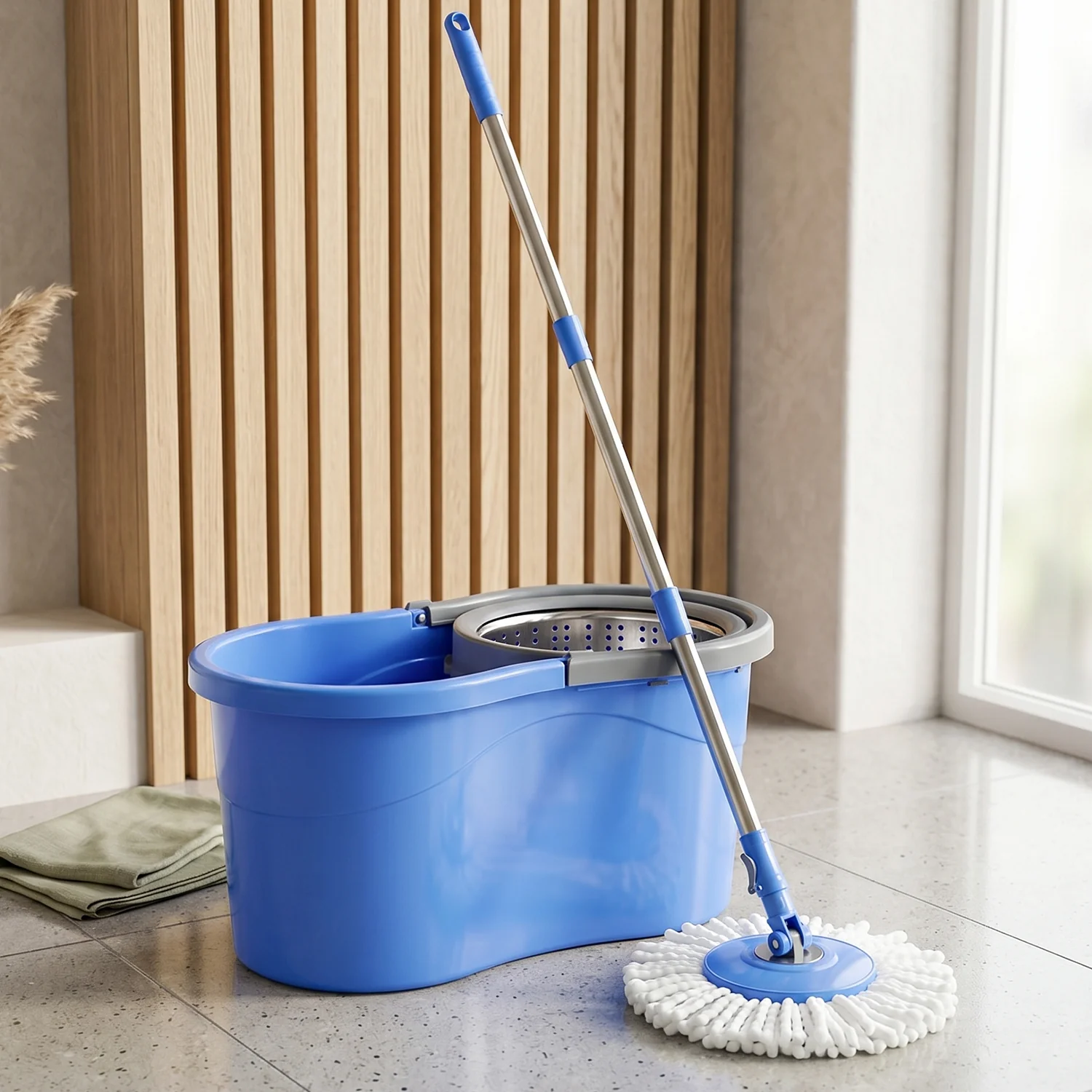 360 Rotating Turbo Spin Mop with Bucket Set for Home & Office - Image 8