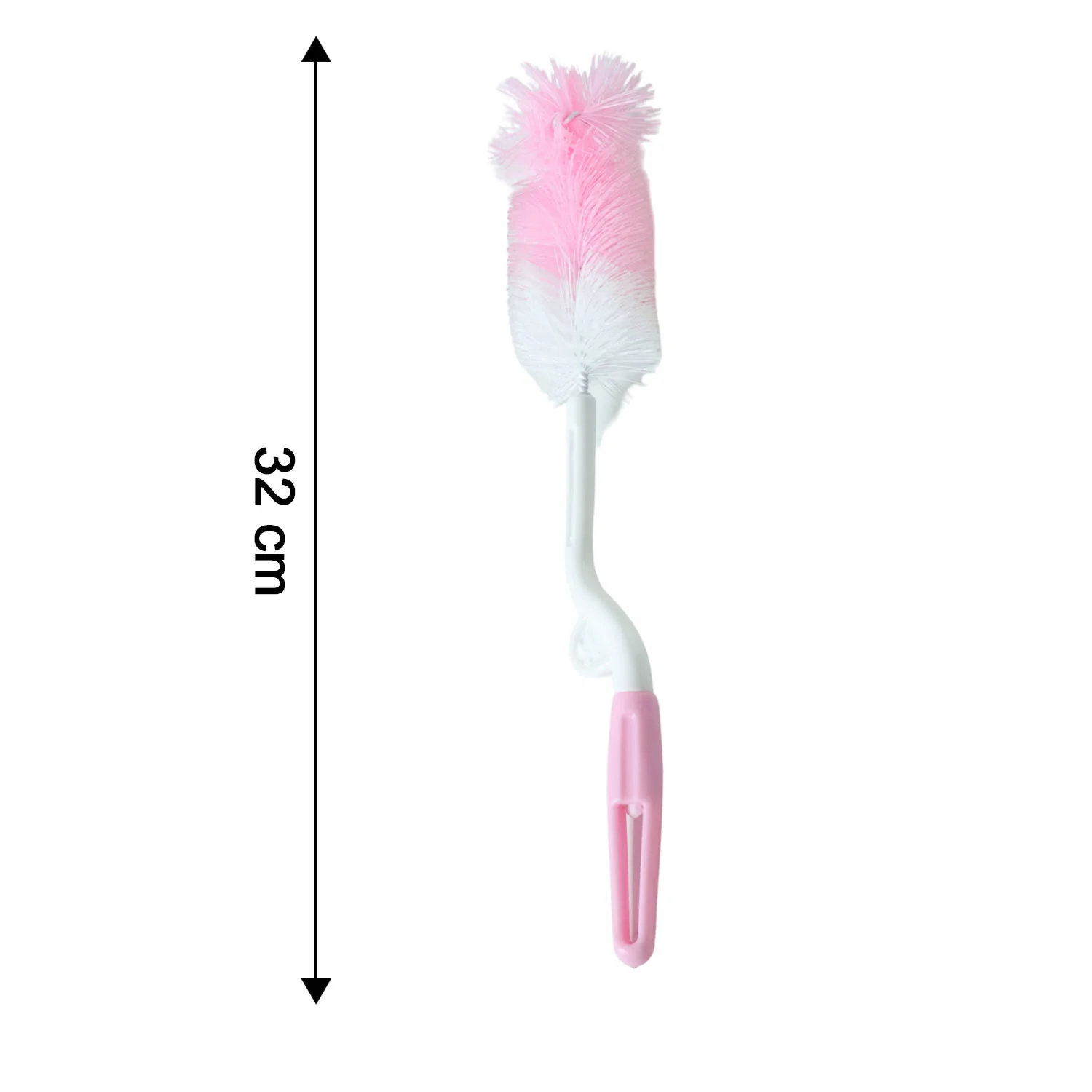 Bottle & Nipple Cleaning Brush with 360° Rotary Handle (1 Pc) - Image 6