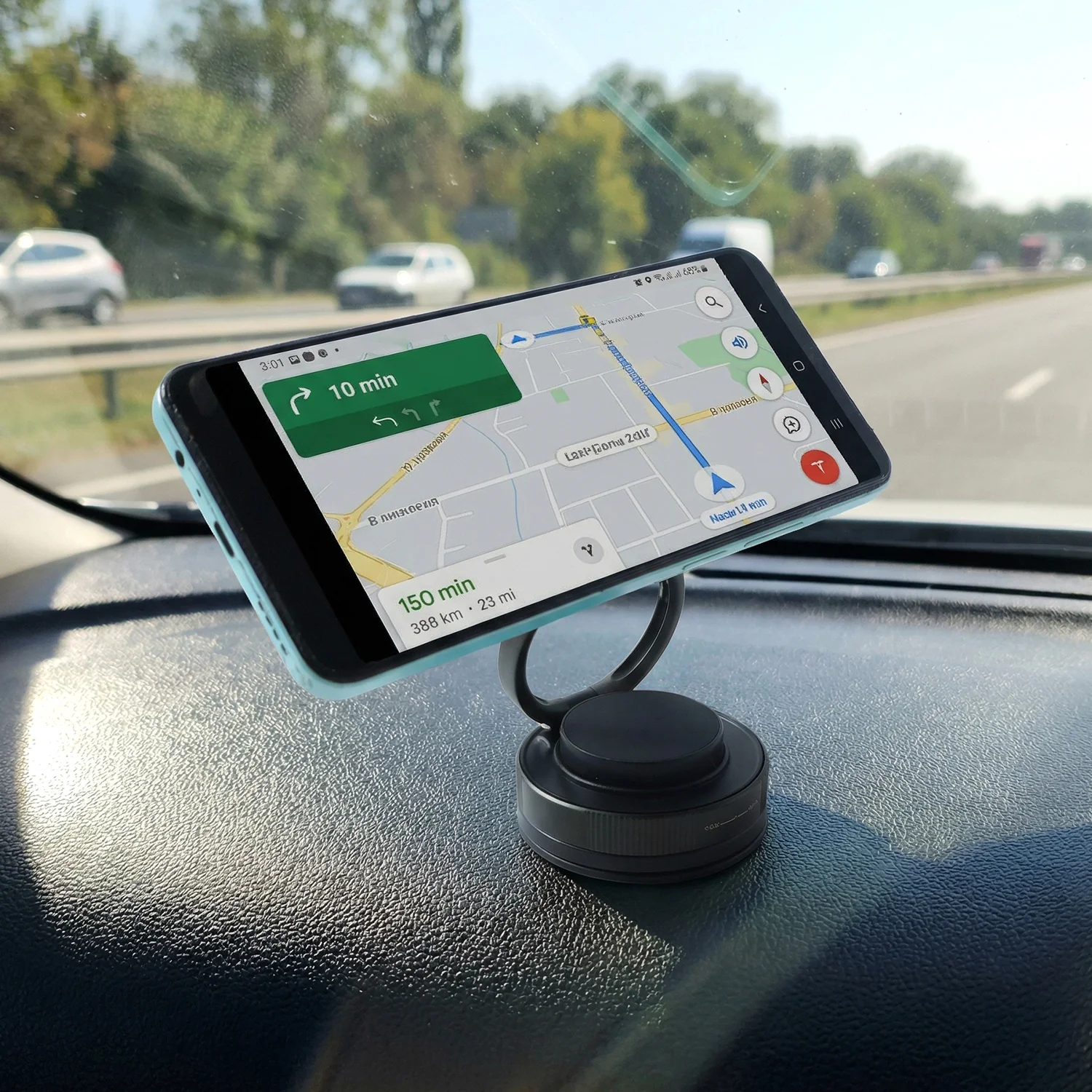 360° Rotatable Magnetic Mobile Phone Holder Stand (1 Pc) - Image 7