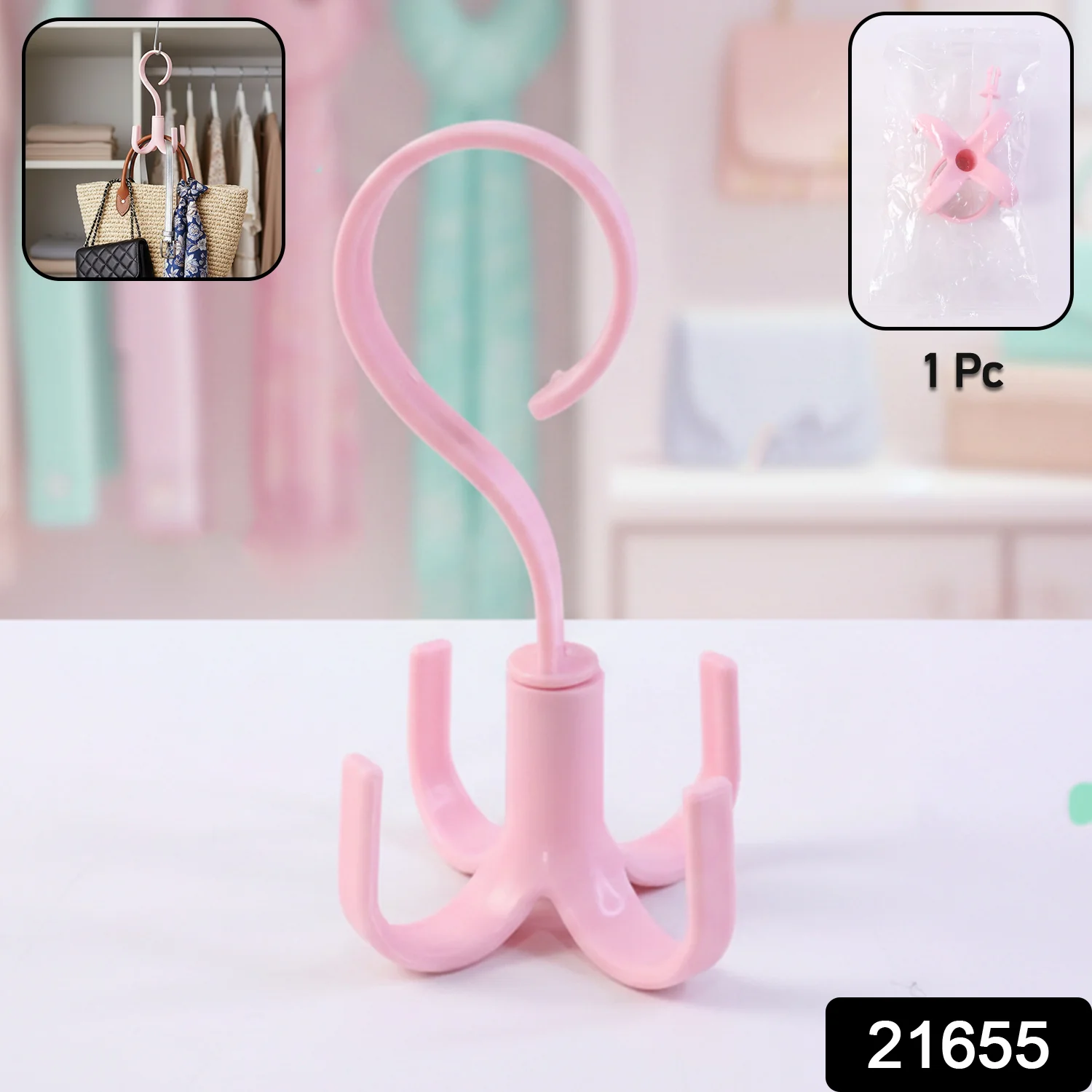 Premium 360° Rotating Multipurpose Hanging Organizer (1 Pc) - Image 2