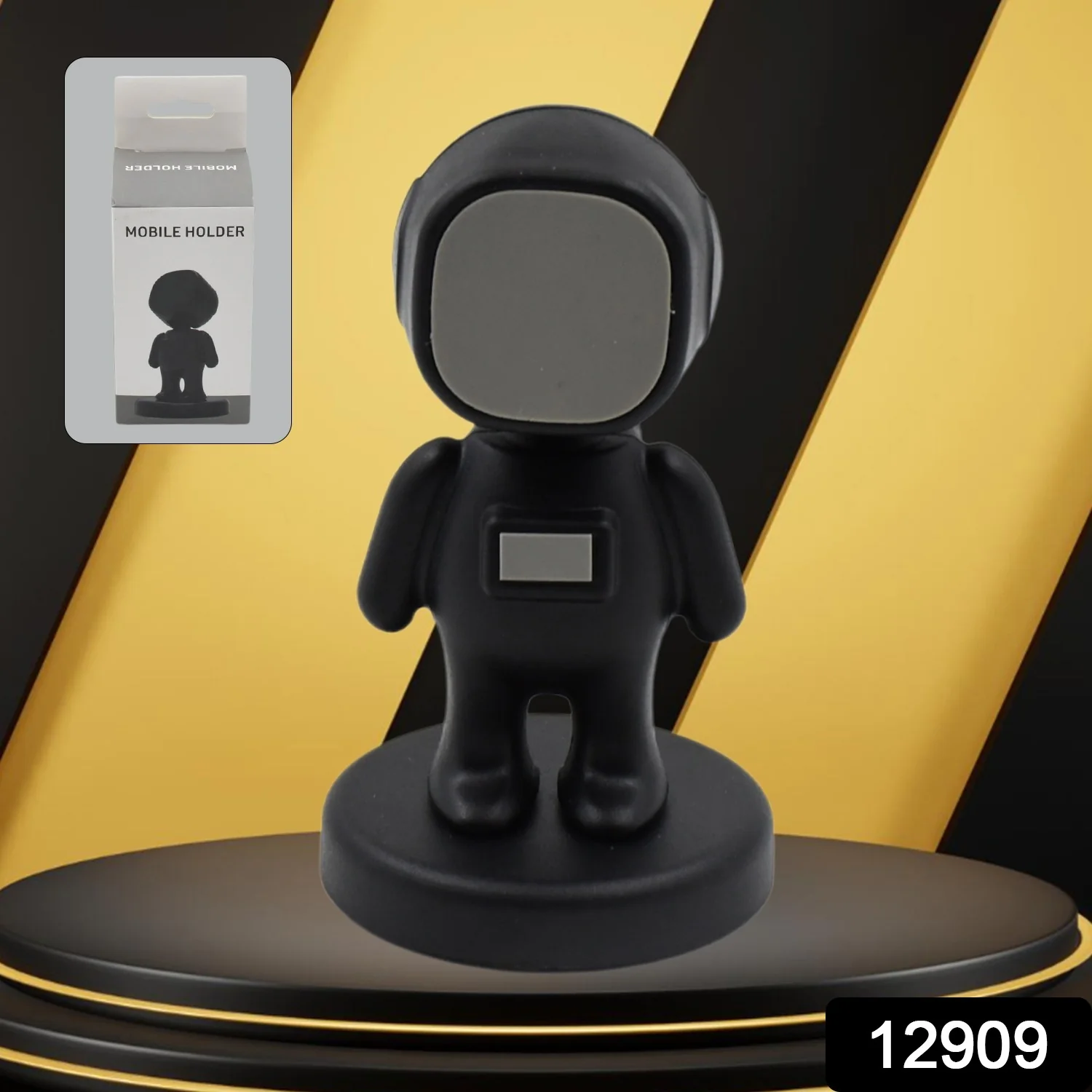 Cartoon Astronaut Magnetic Mobile Phone Holder – 360° Rotating Car Mount (1 Pc) - Image 2