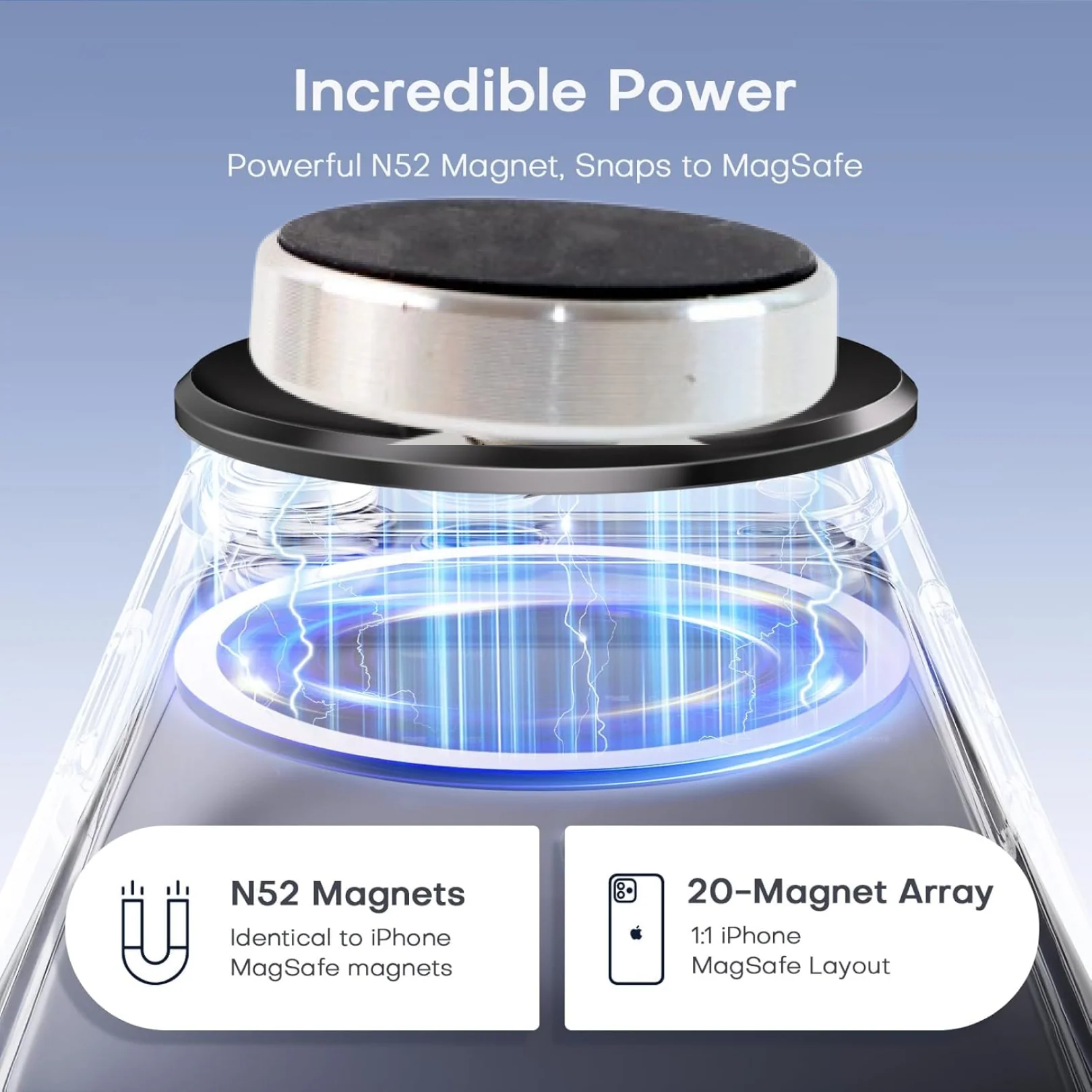 360° Rotating Magnetic Phone Holder Stand (1 Pc) - Image 2
