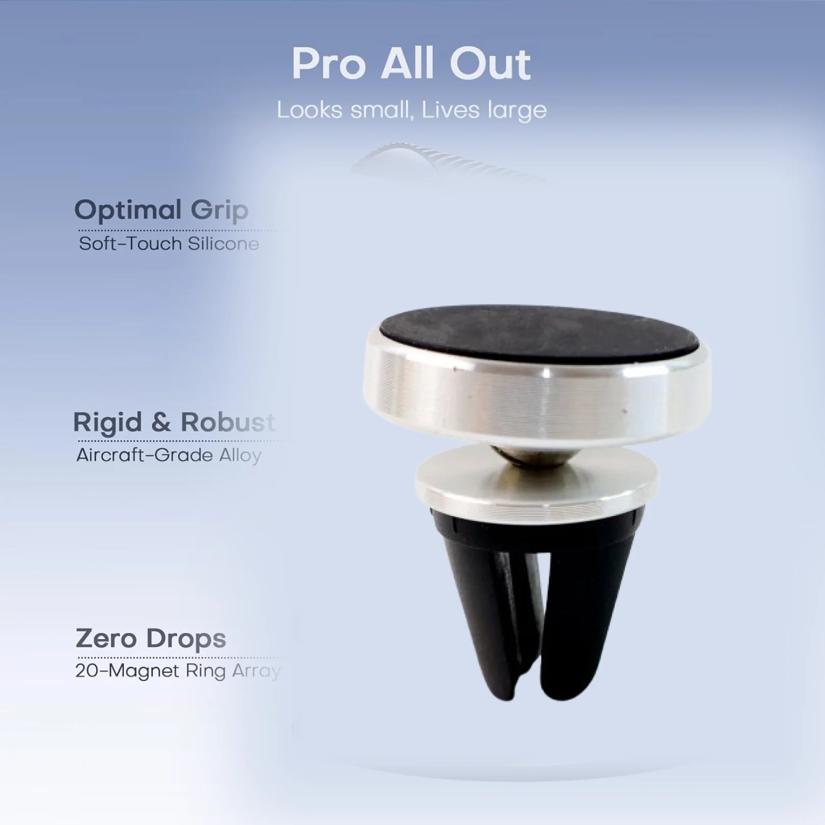 360° Rotating Magnetic Phone Holder Stand (1 Pc) - Image 3