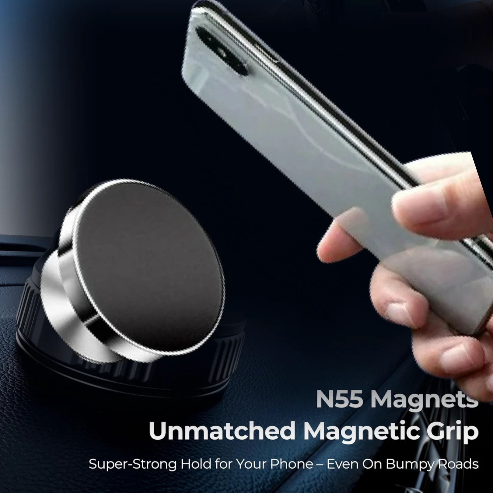 360° Rotating Magnetic Phone Holder Stand (1 Pc) - Image 6
