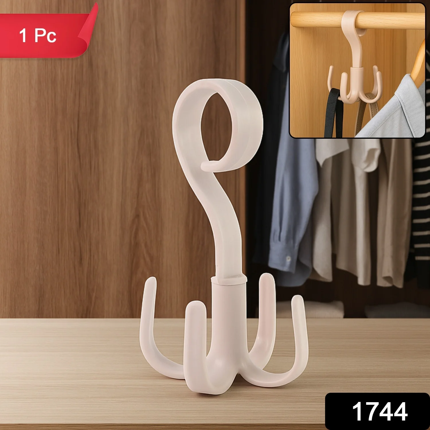 360° Rotating Multipurpose Hook Hanger (1 Pc) - Image 2