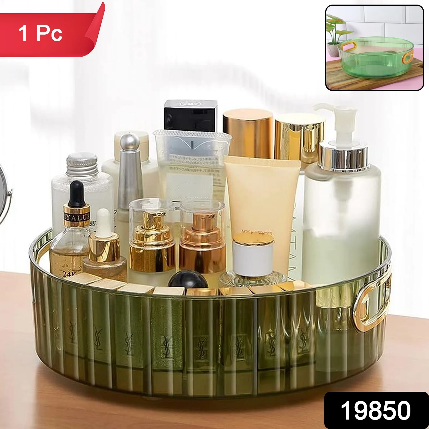 360° Rotating Multipurpose Storage Rack with Handles (1 Pc) - Image 2